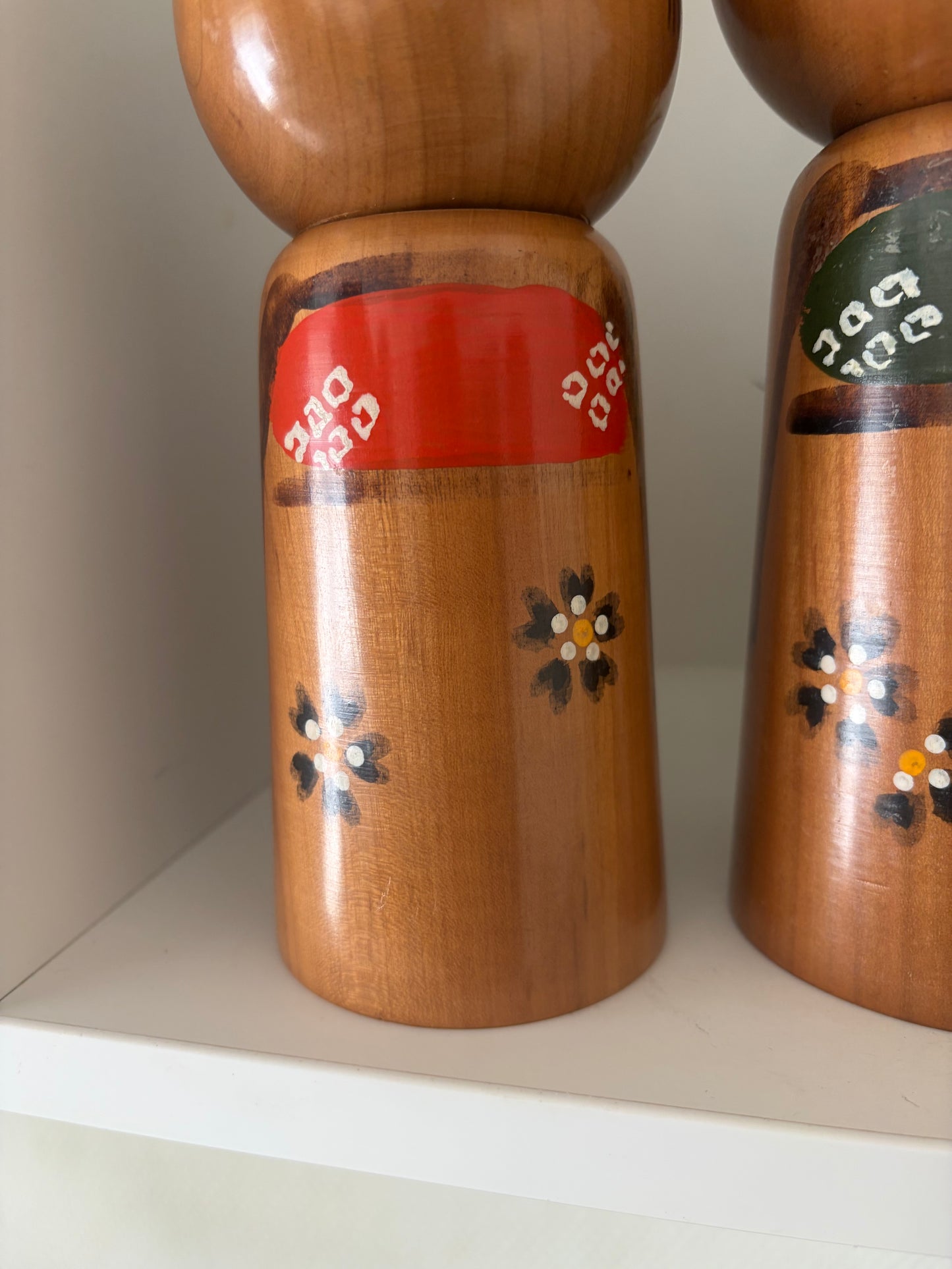 Vintage Husband and Wife kokeshi by Kiyohara Takao