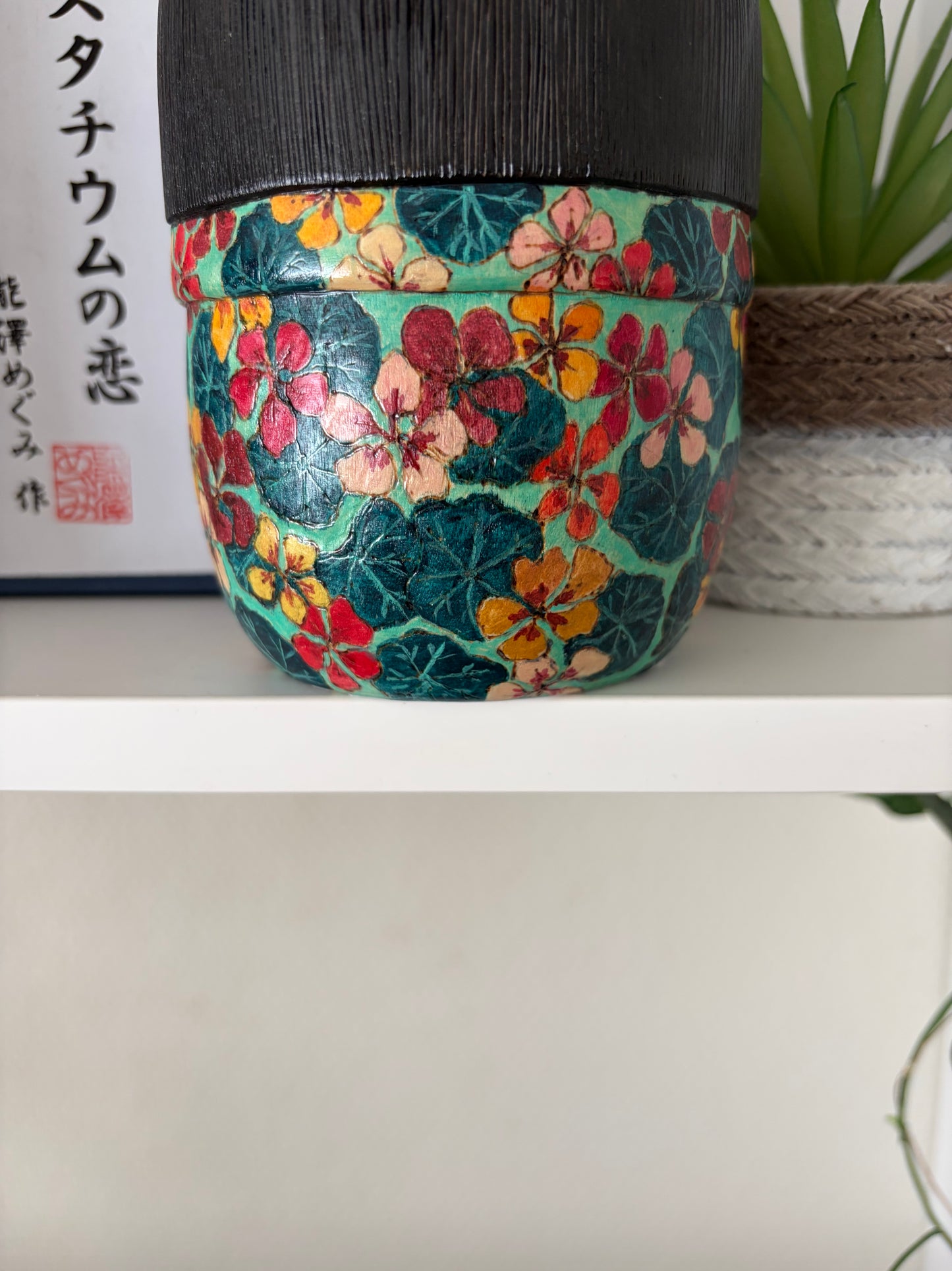 One of a kind Sosaku kokeshi by Megumi Nozawa
