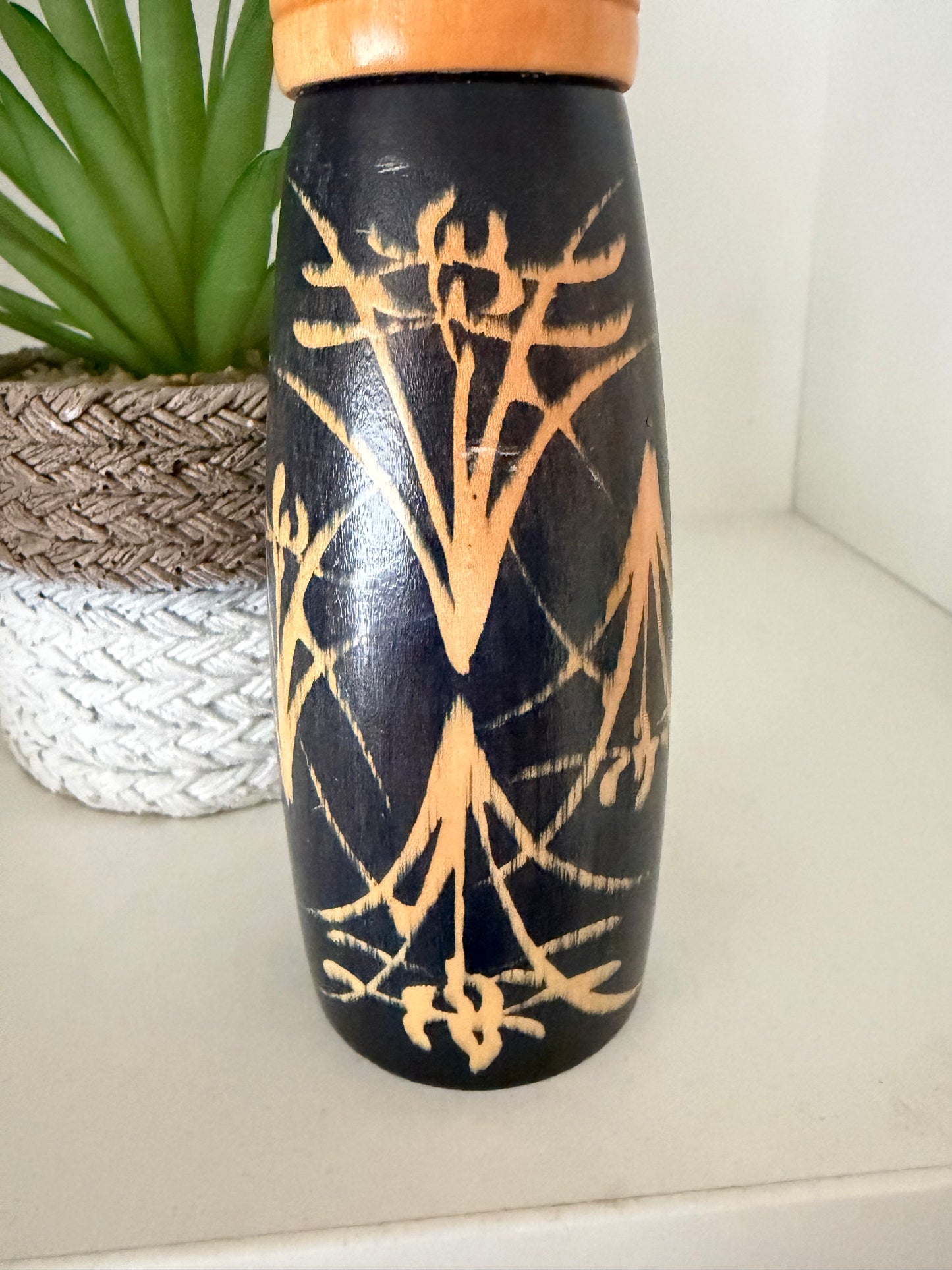 Vintage Sosaku Kokeshi By Sato Suigai (1920- )