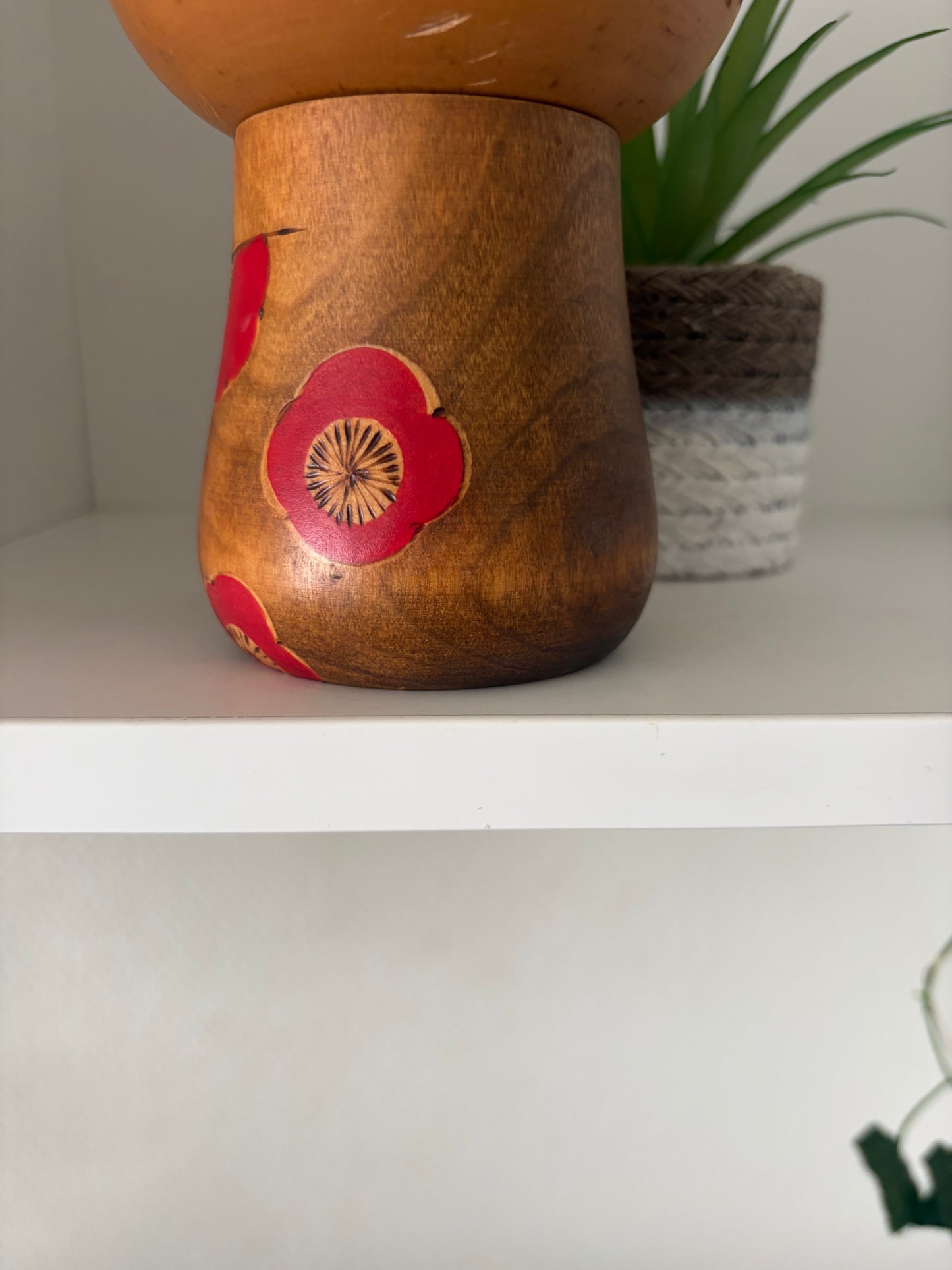 Rare vintage Sosaku kokeshi by Toa Sekiguchi (1942-)