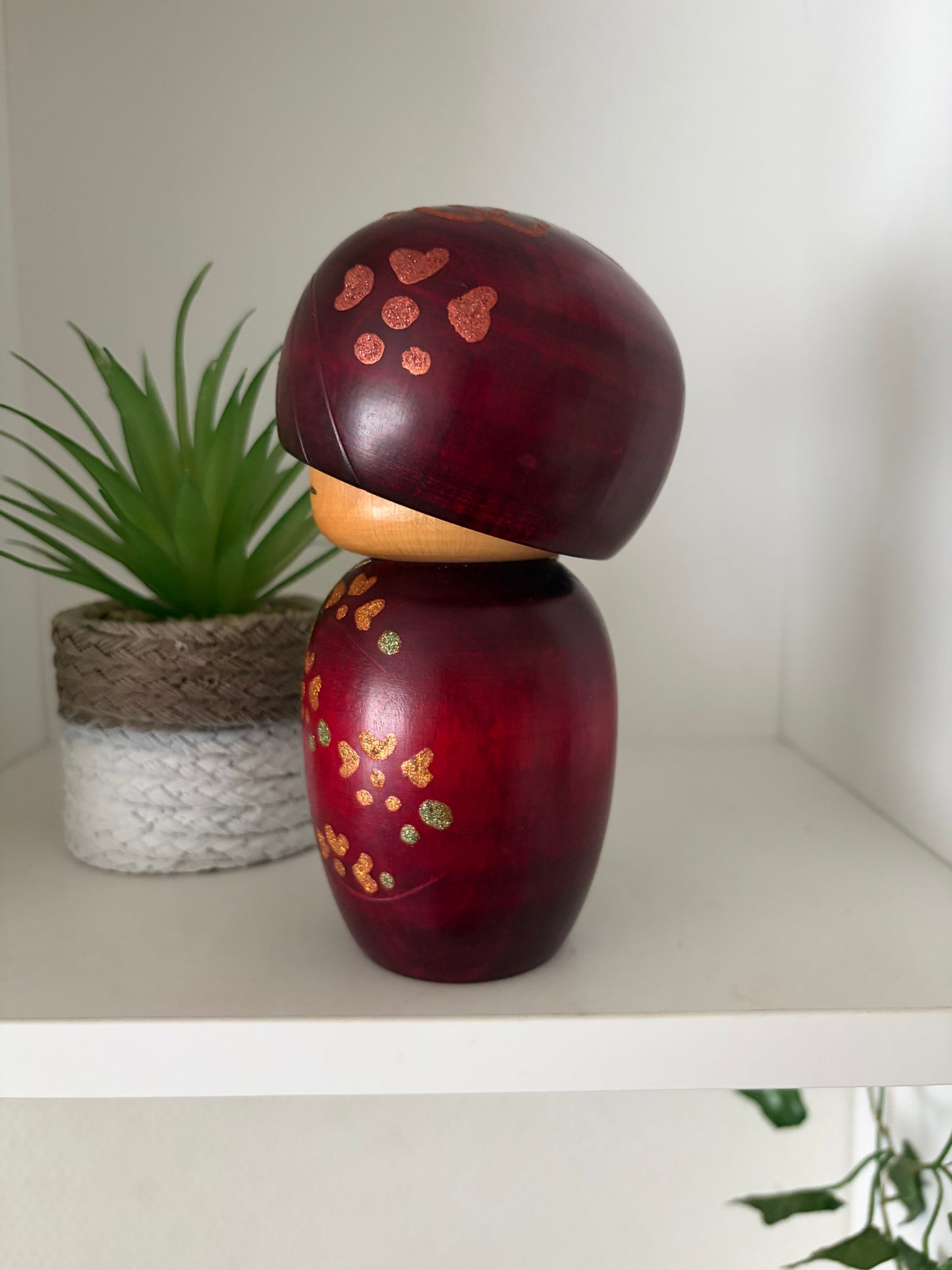 Beautiful vintage creative Kokeshi by Toshio Sekiguchi (1947-)