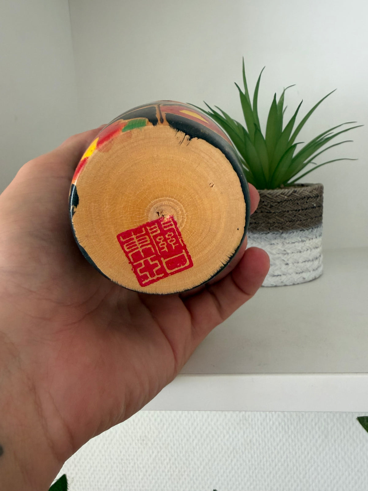 Vintage Sosaku kokeshi by Toa Sekiguchi (1942-)