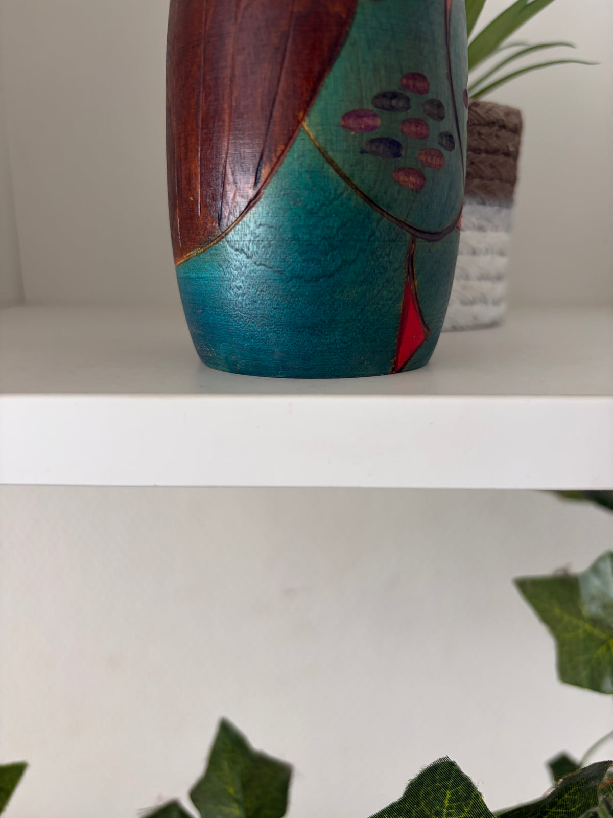 Vintage Gumma kokeshi by Kunio Miyagawa (1933-)