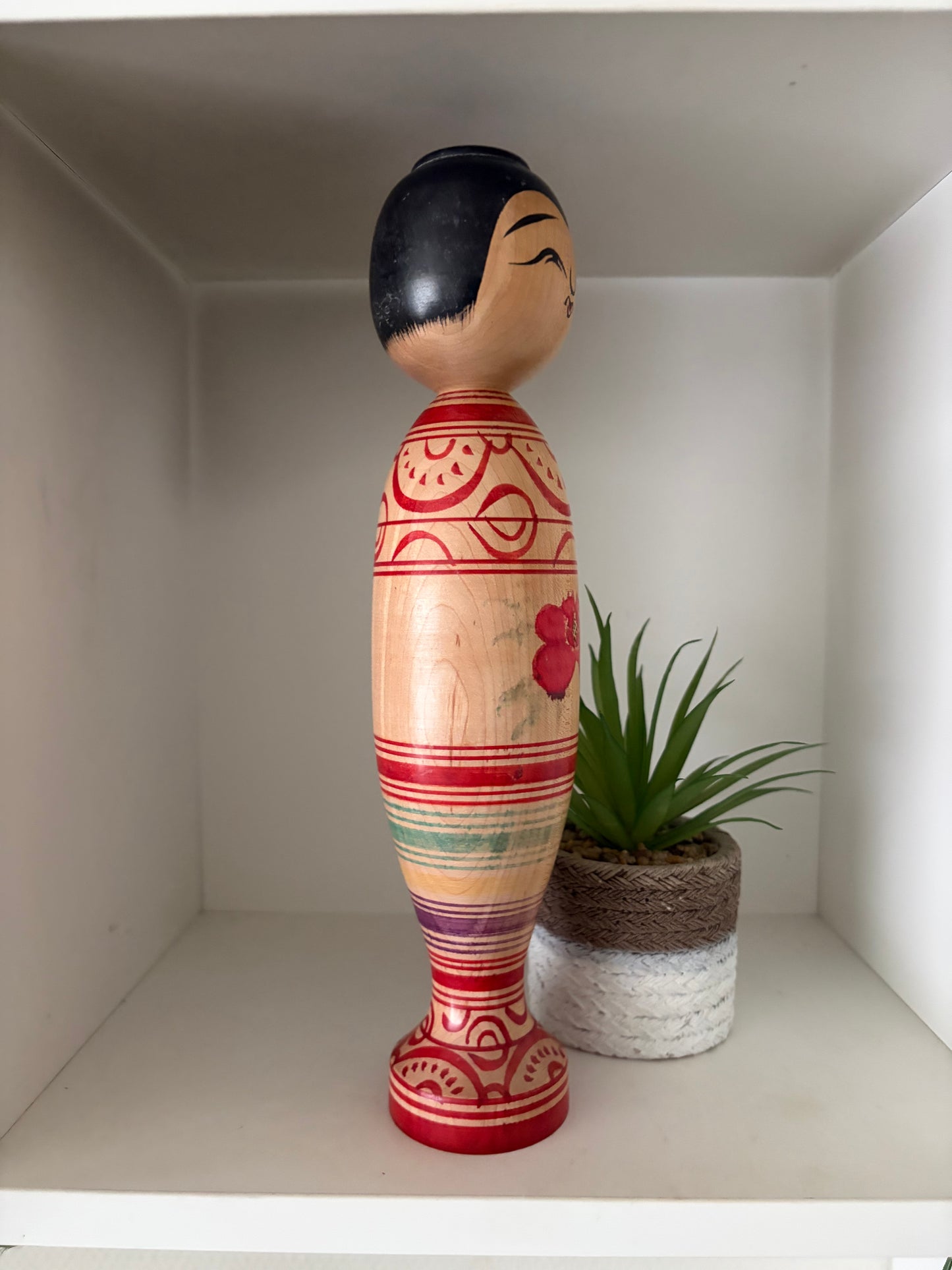 Vintage Tsugaro Kokeshi by Okuse Tetsunori (1940-1992)