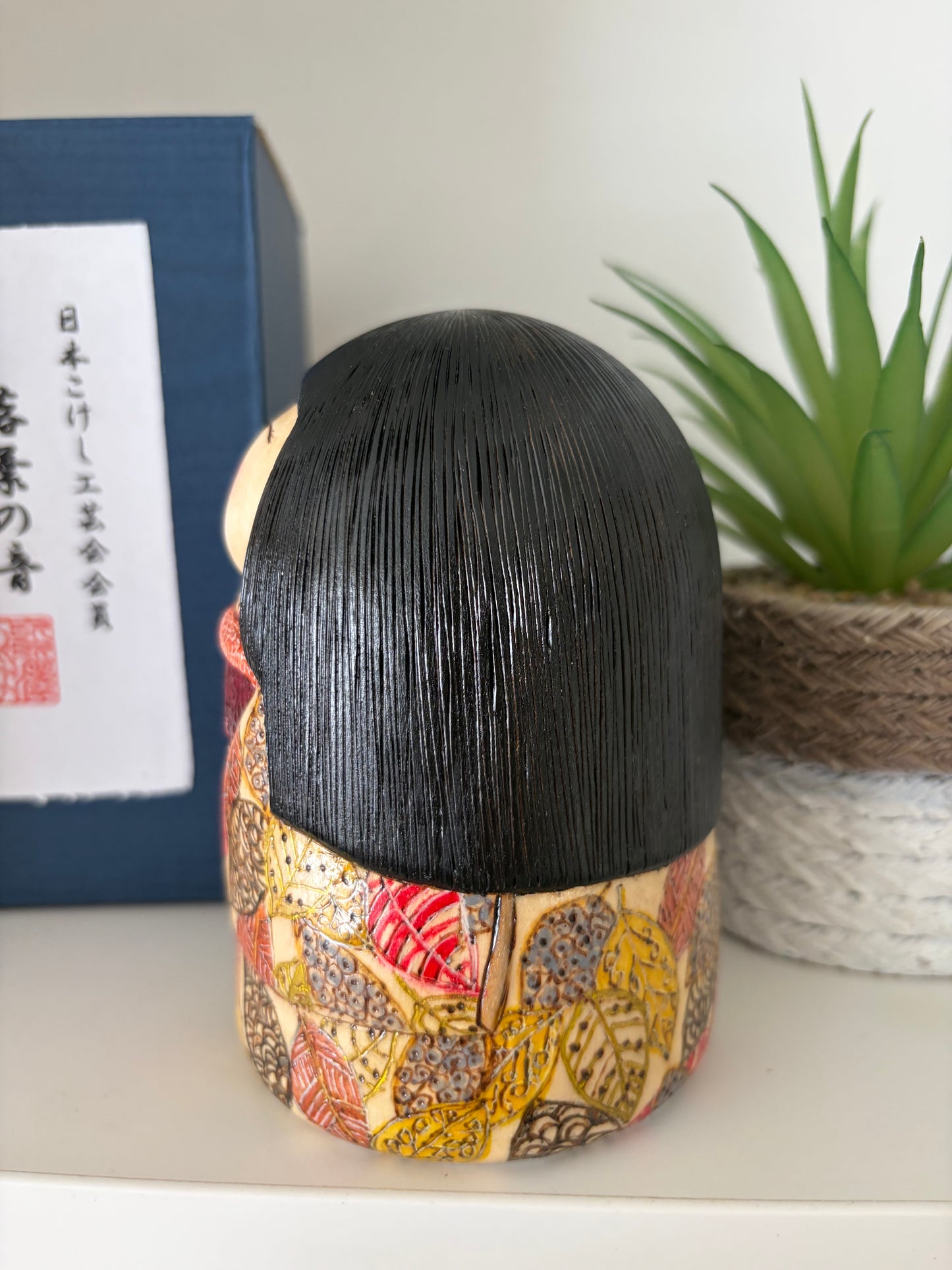 One off a kind Sosaku kokeshi by Megumi Nozawa