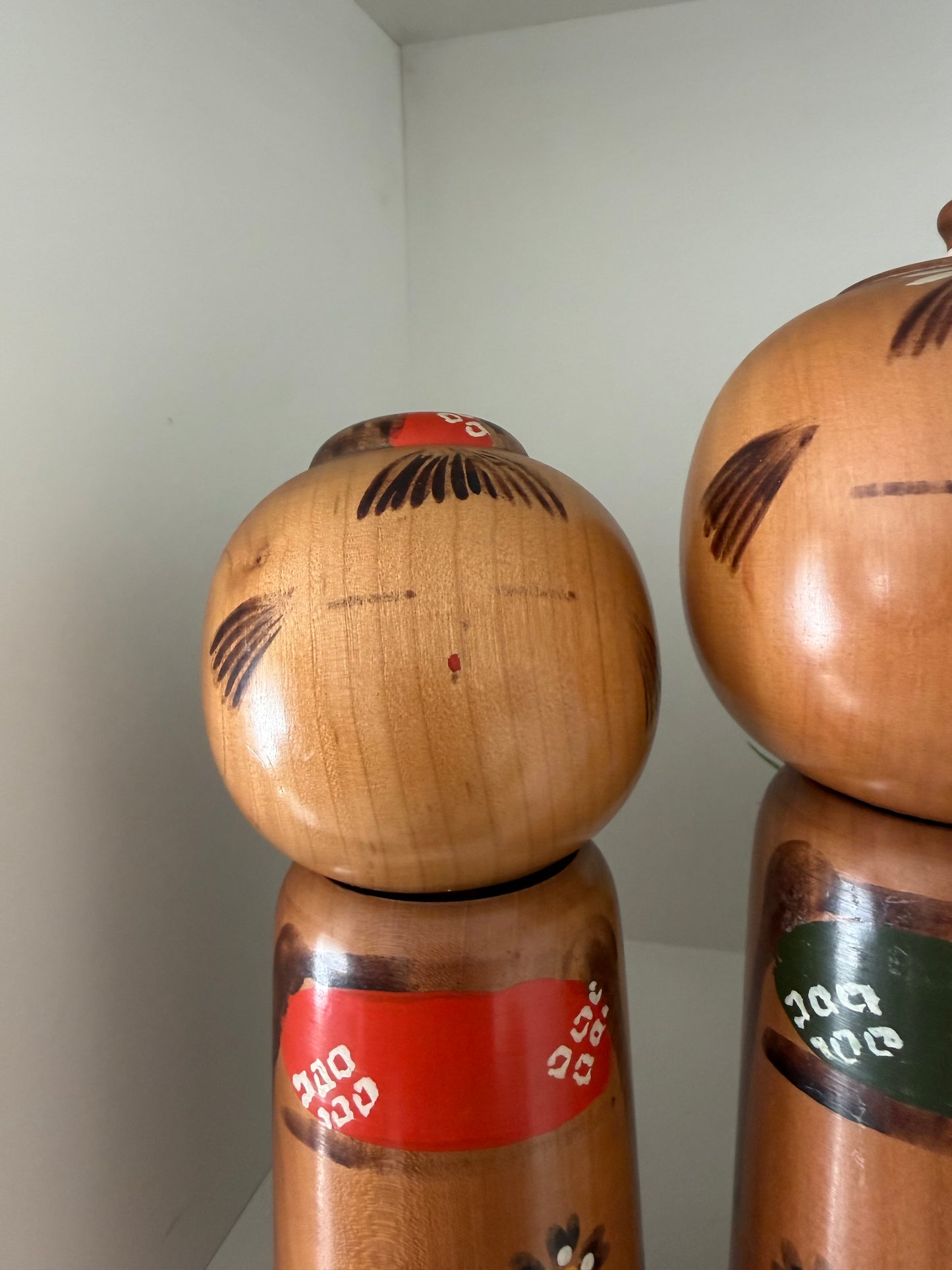 Vintage Husband and Wife kokeshi by Kiyohara Takao