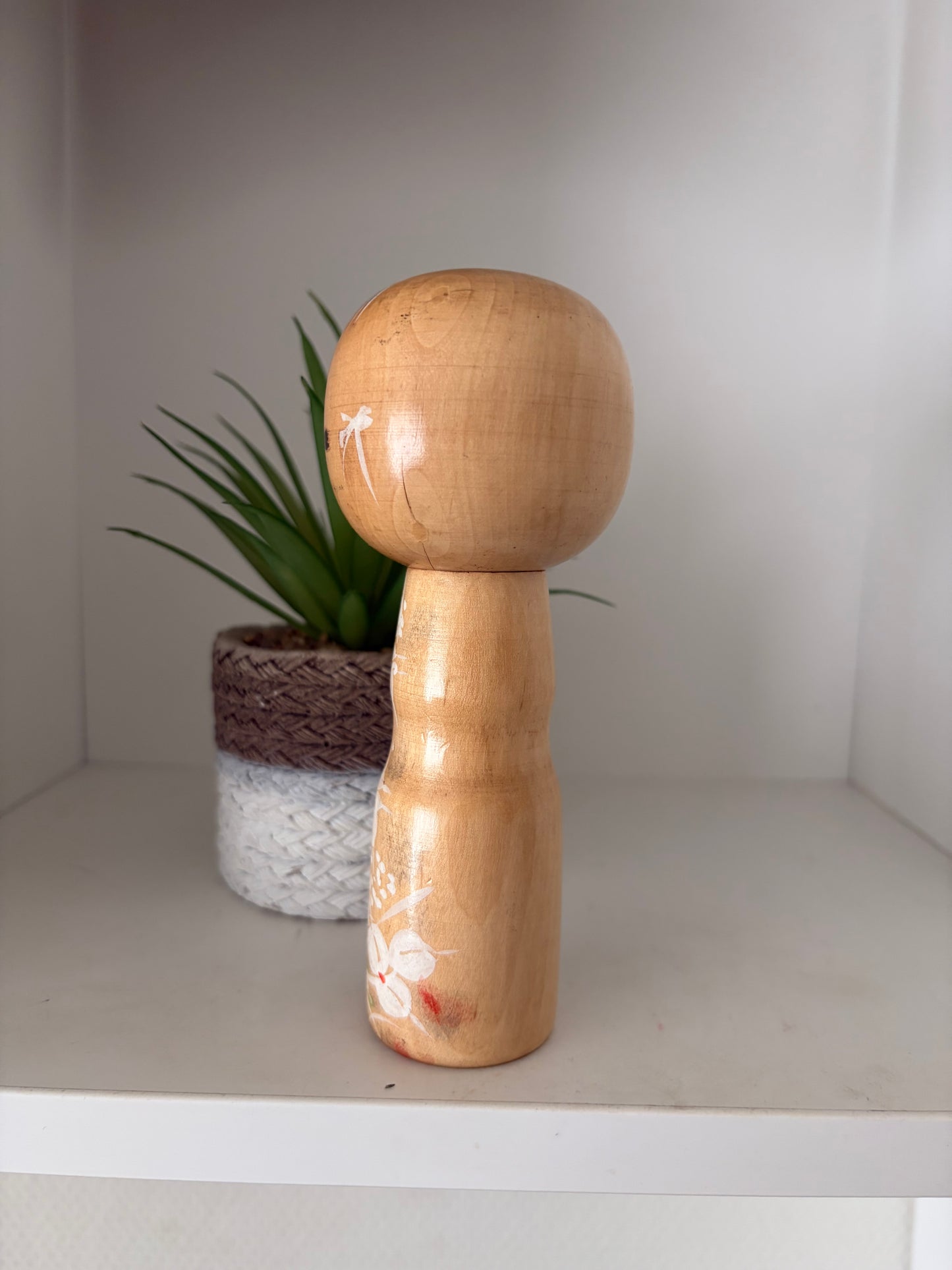 Rare vintage Sosaku kokeshi by Aida Seiho (Harumine) (1926-1998)