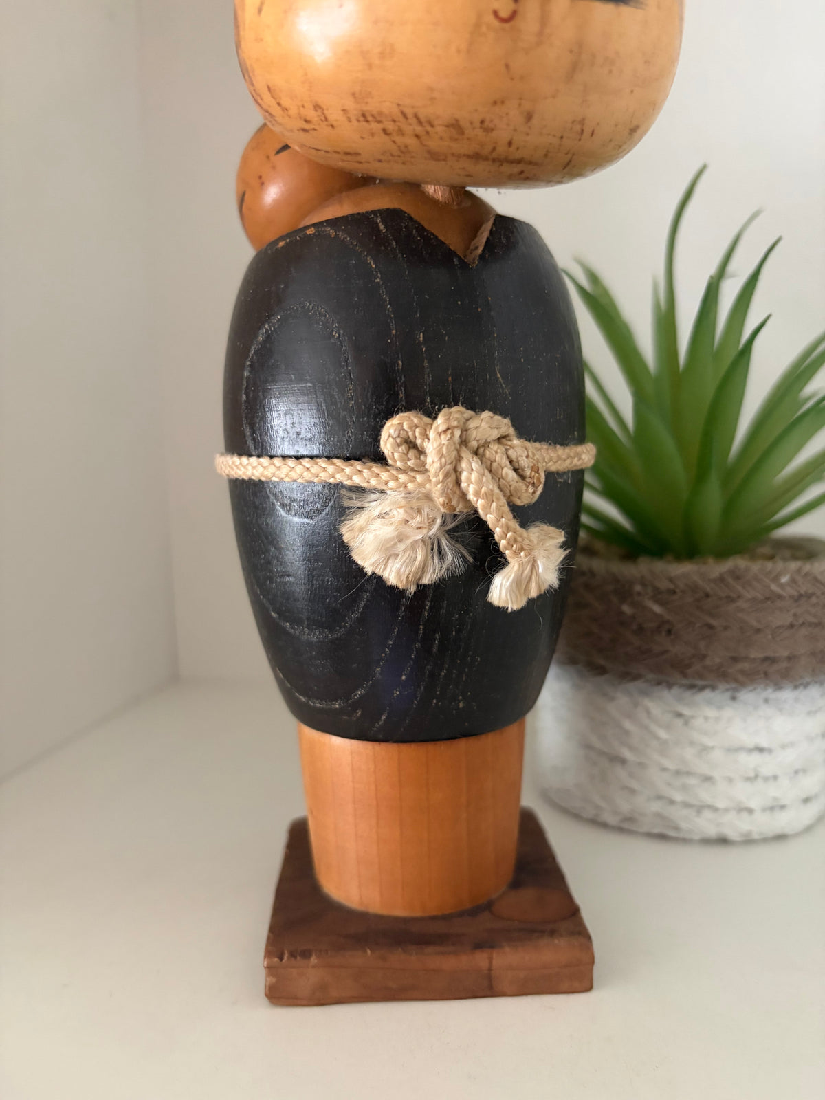 Vintage Sosaku kokeshi by Isamu Yamakawa - Mother and child