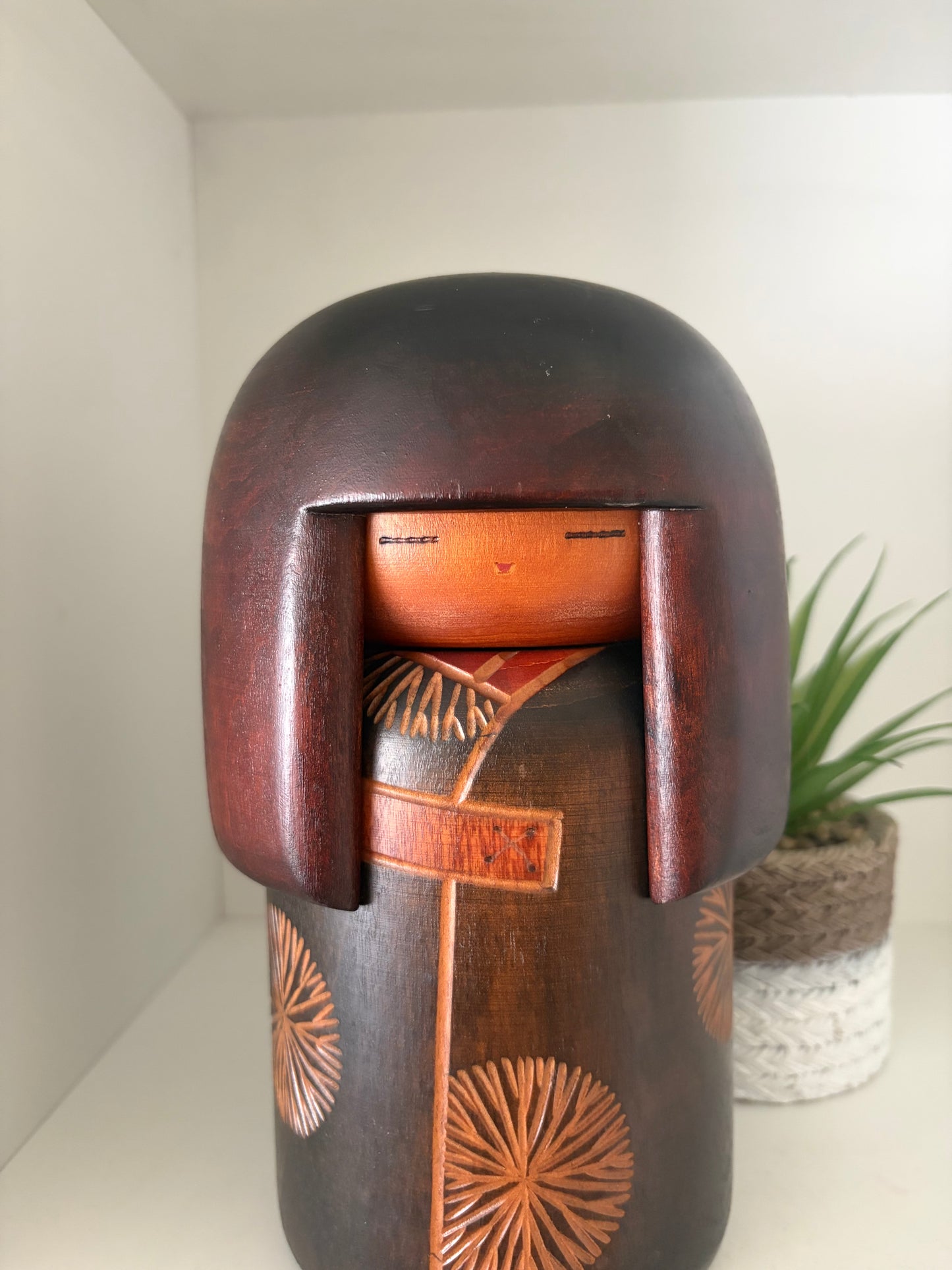 Vintage Gumma kokeshi by Sansaku Sekiguchi (1925-2018)Big version