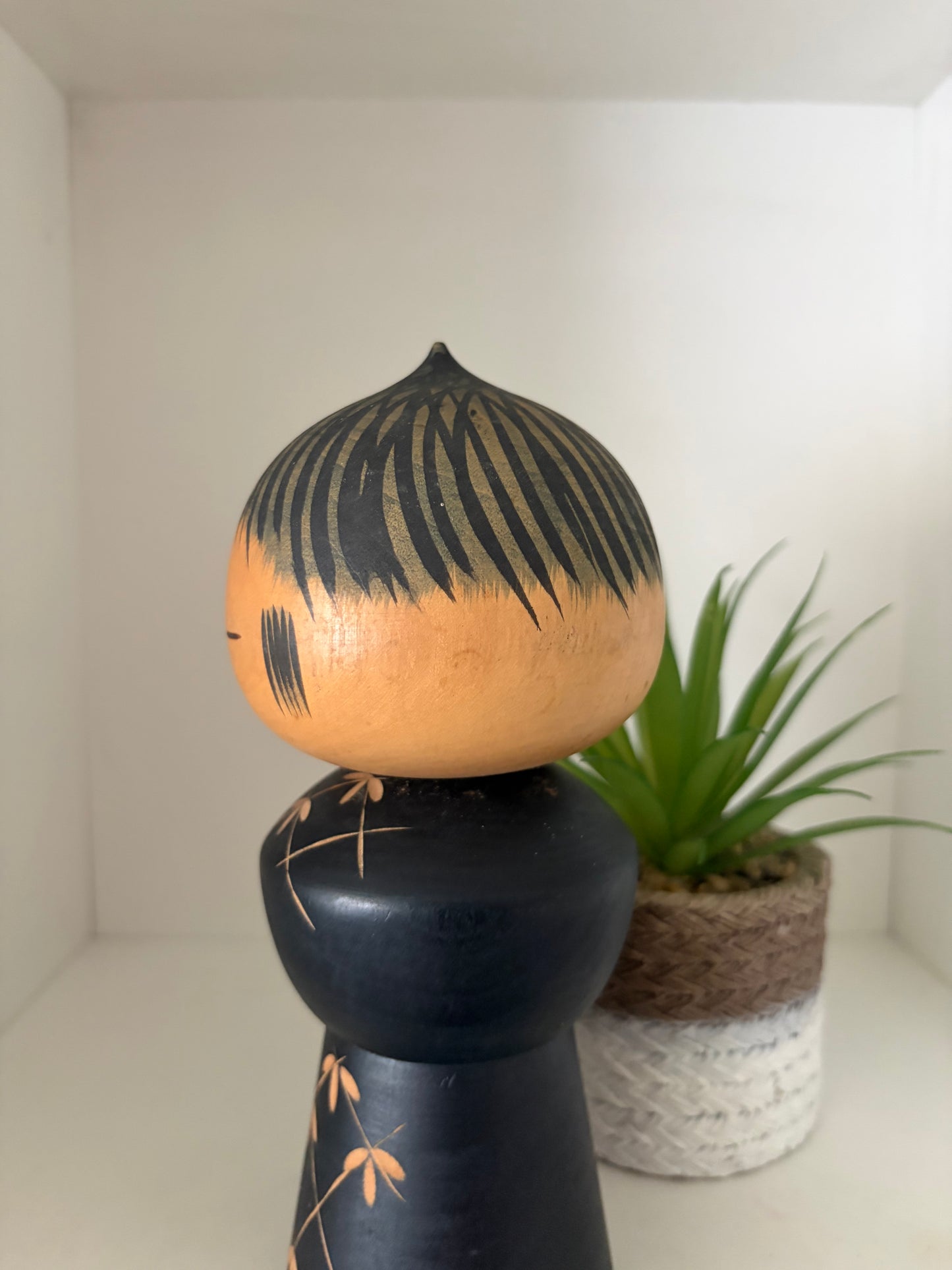 Rare Creative kokeshi made by Yuji Kawase (1918-2002)