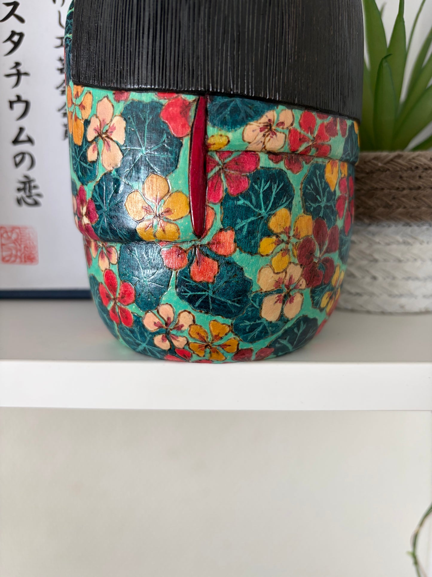 One of a kind Sosaku kokeshi by Megumi Nozawa