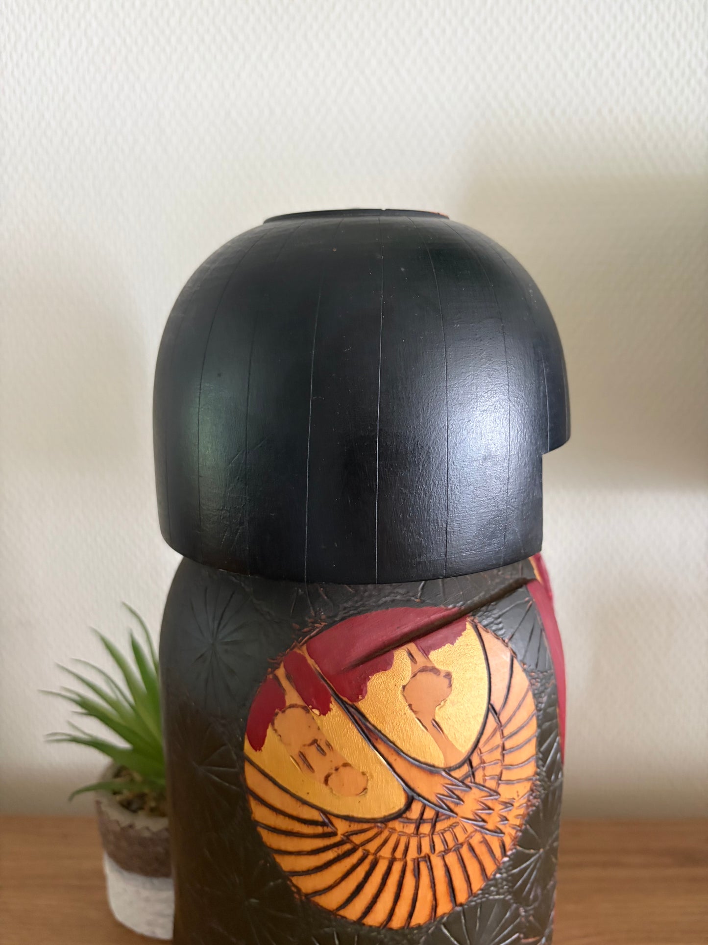 Rare vintage Gumma kokeshi by Inosuke Kobayashi (1931-)