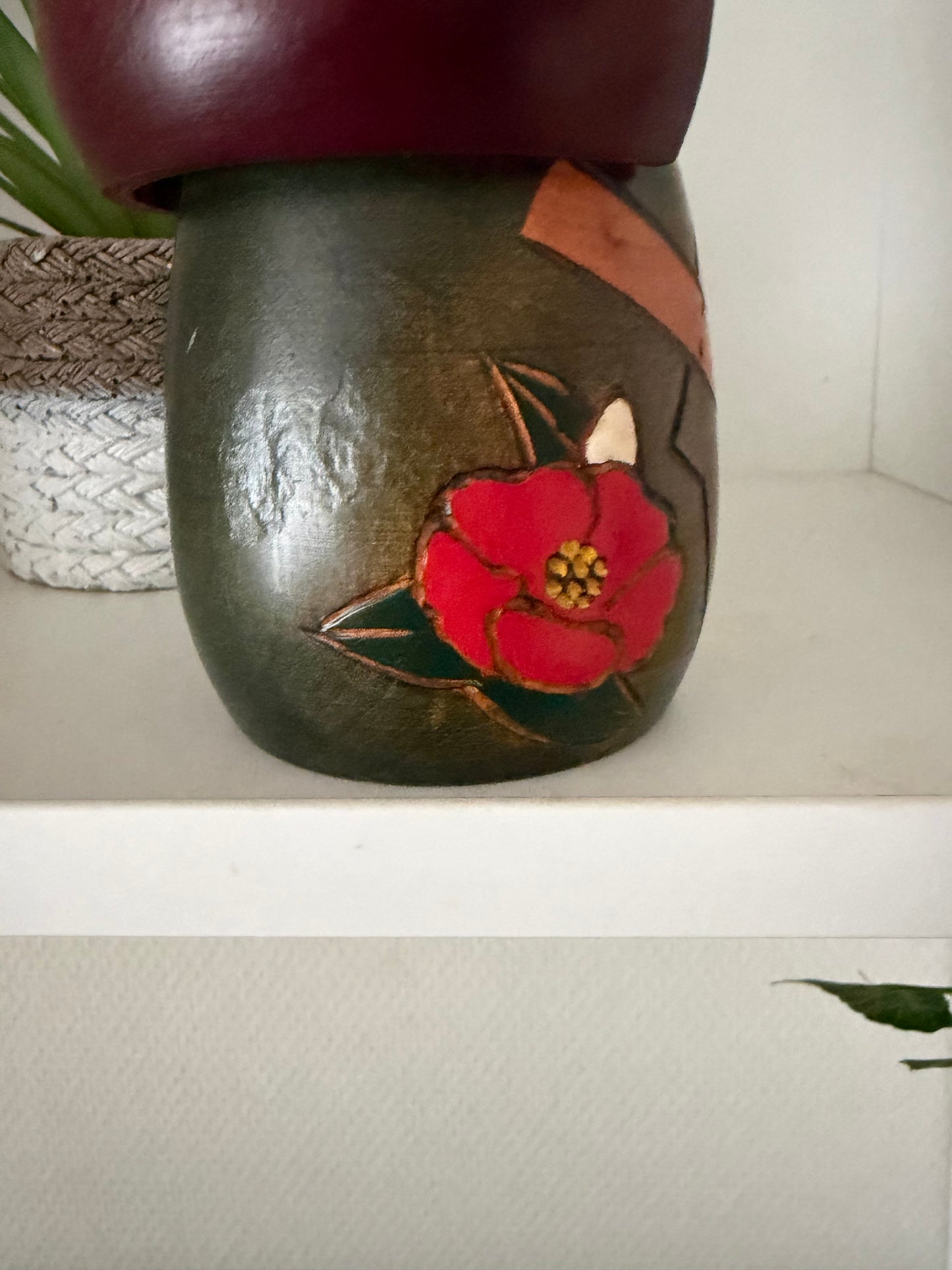 Vintage Gumma kokeshi by kisaku