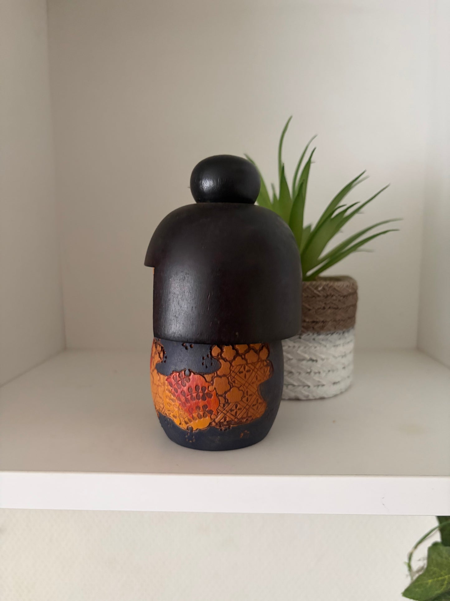 Vintage Gumma kokeshi made by Kazuo Takamizawa (1927-)