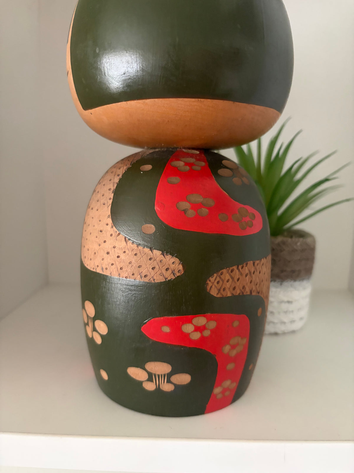 Vintage Sosaku kokeshi by Yuji Kawase (1938-) Big version