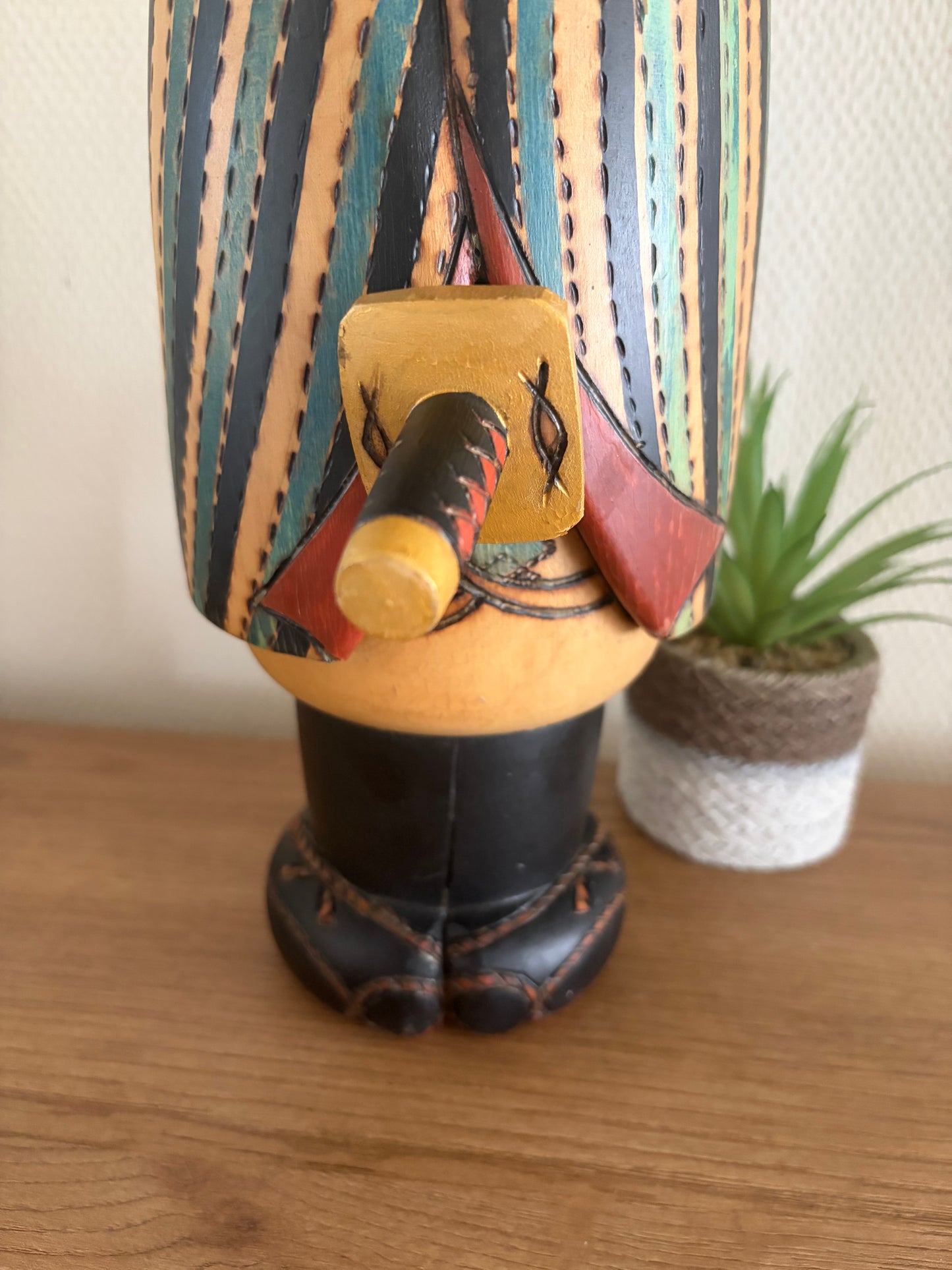 Exclusive vintage Gumma kokeshi by Inosuke Kobayashi (1931-)