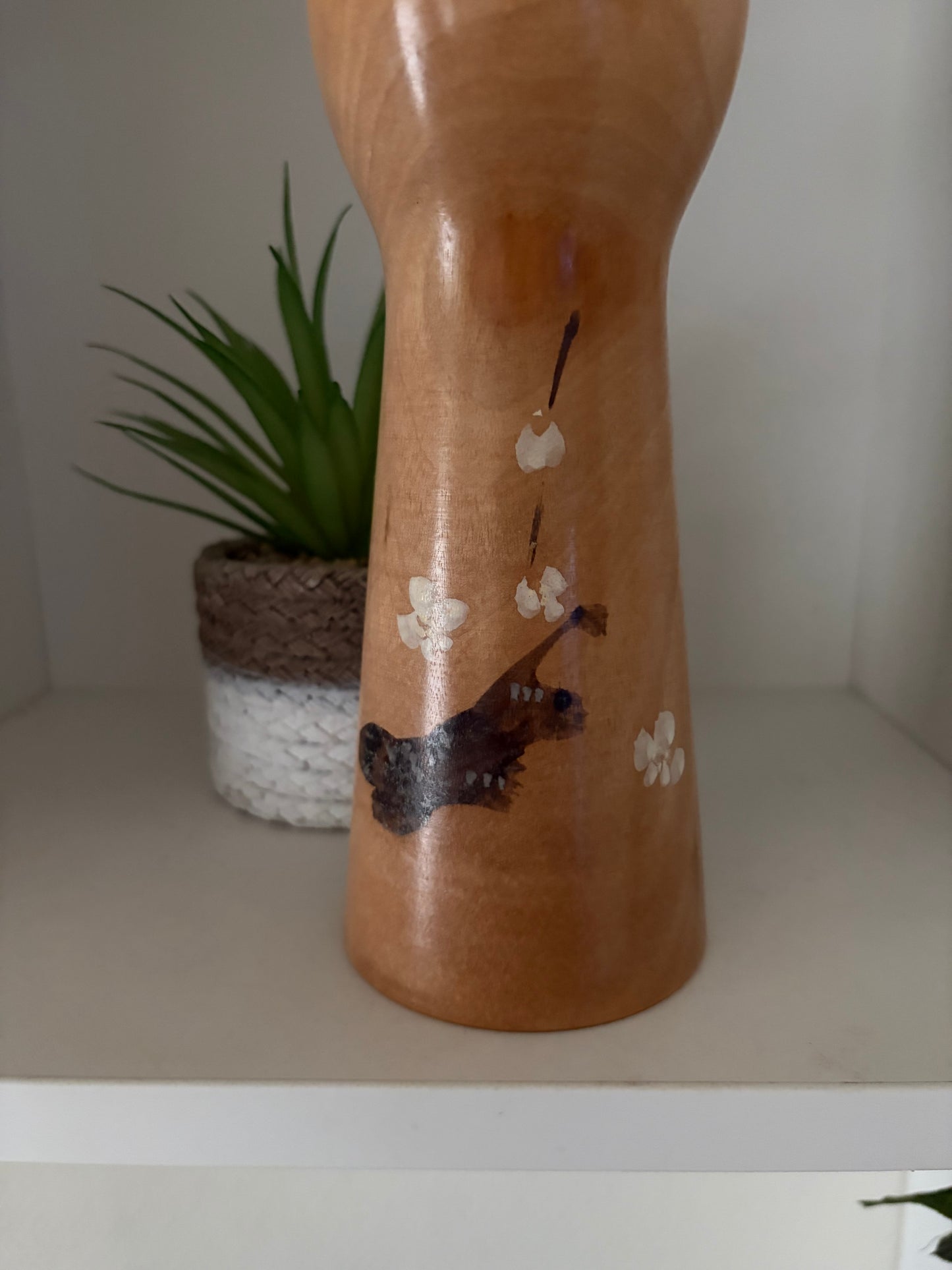 Vintage Japanese Sosaku Kokeshi by Kiyohara Takao (1916-)