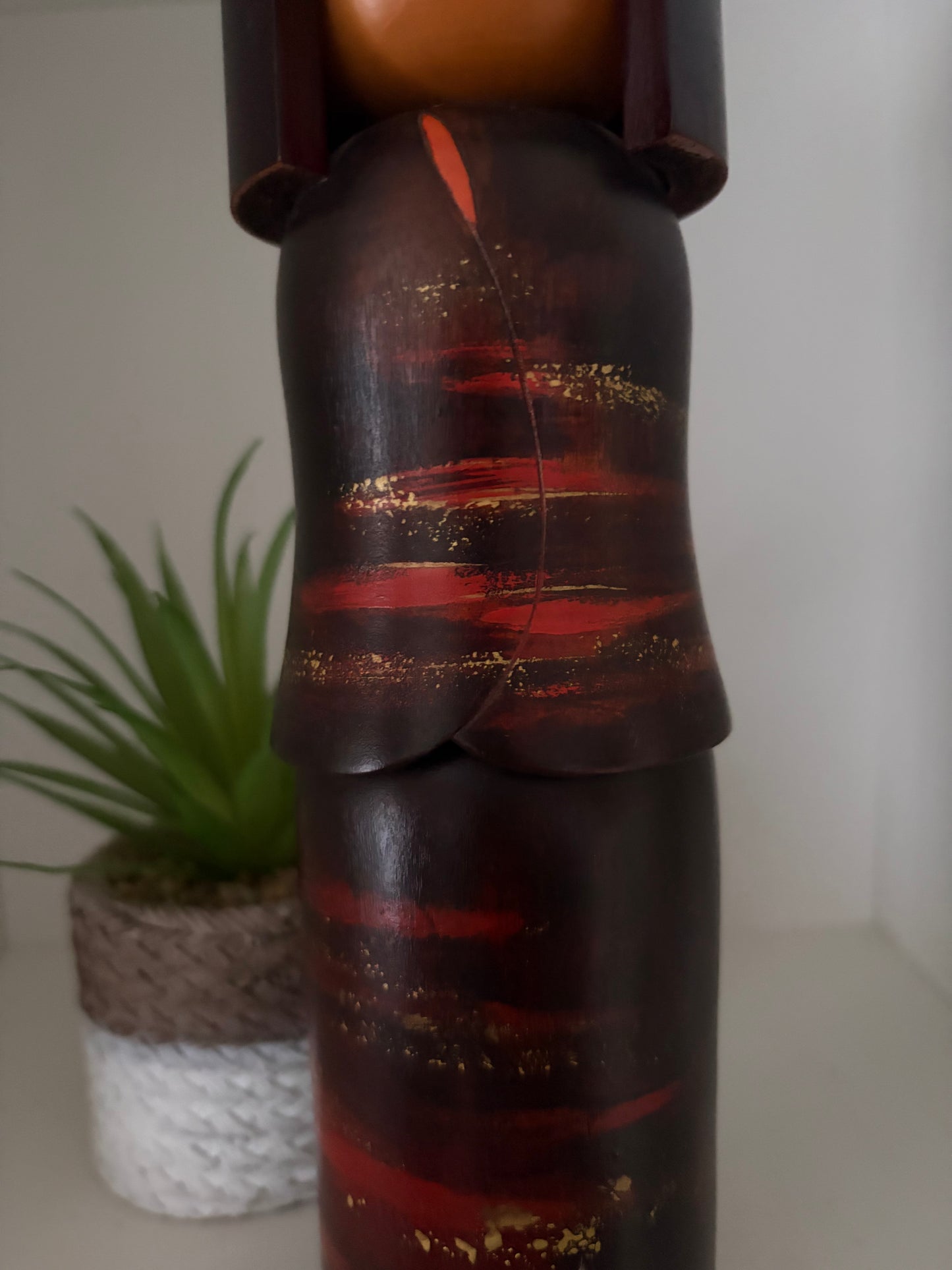 Vintage Gumma Kokeshi by Aoki Ryoka (1931-)