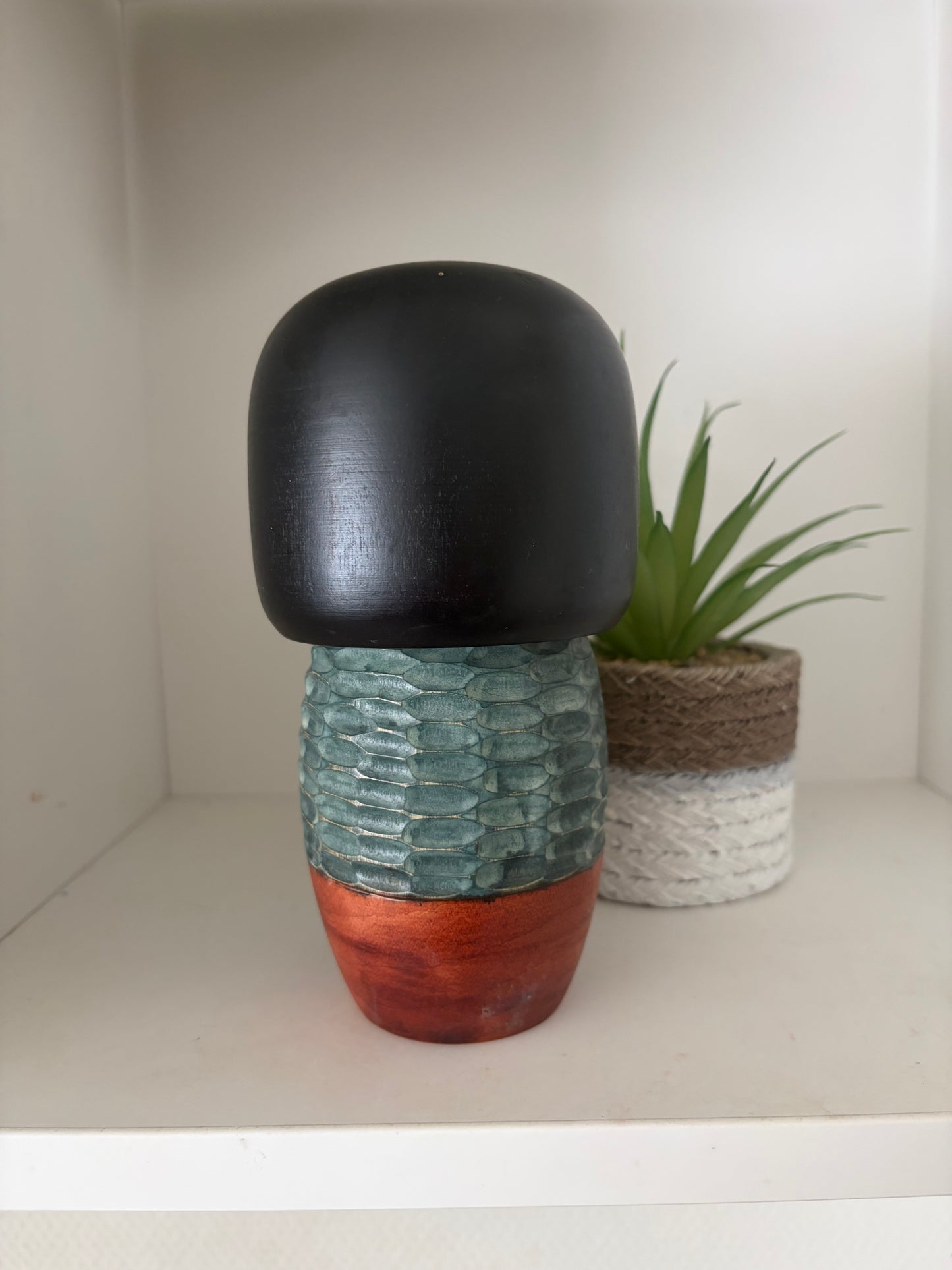 Vintage Gumma kokeshi by Kisaku