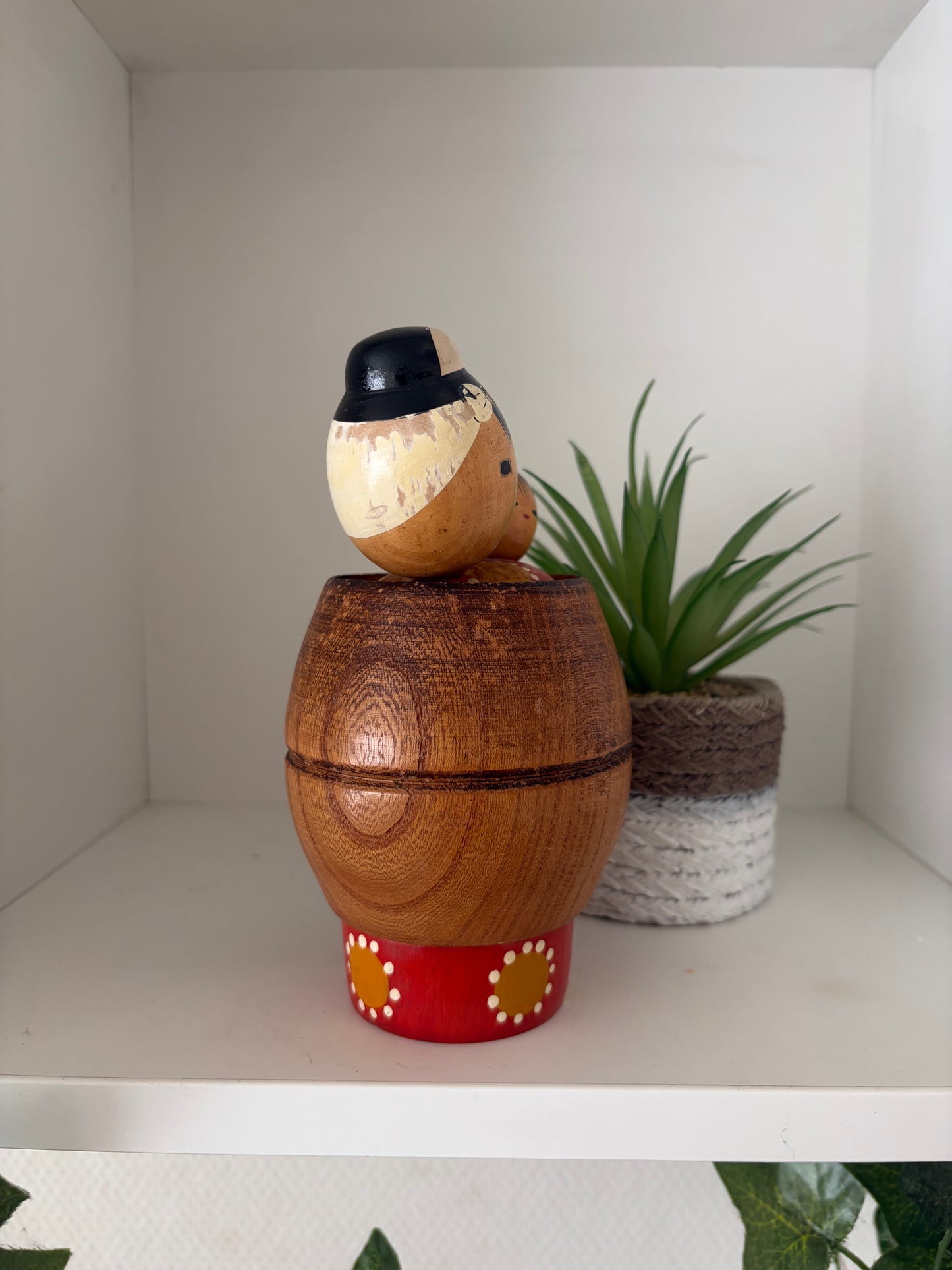 Vintage Sosaku kokeshi Mother and child