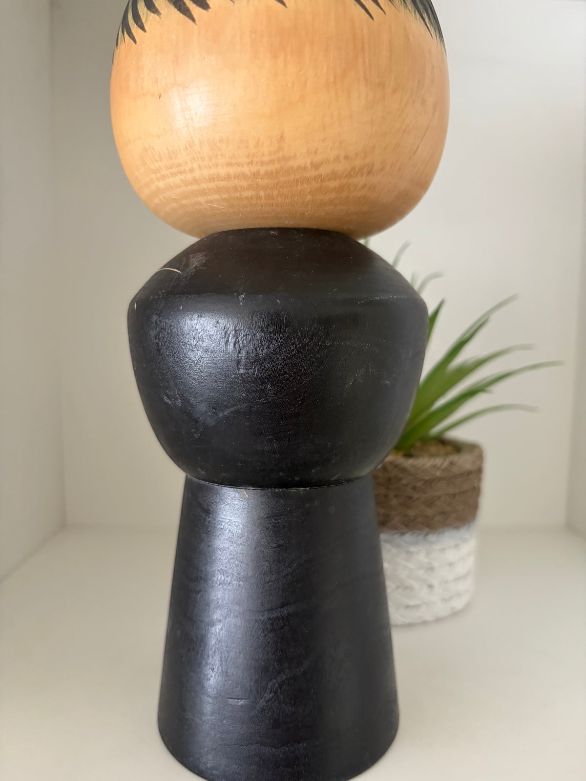 Rare Creative kokeshi made by Yuji Kawase (1918-2002) - BIG version