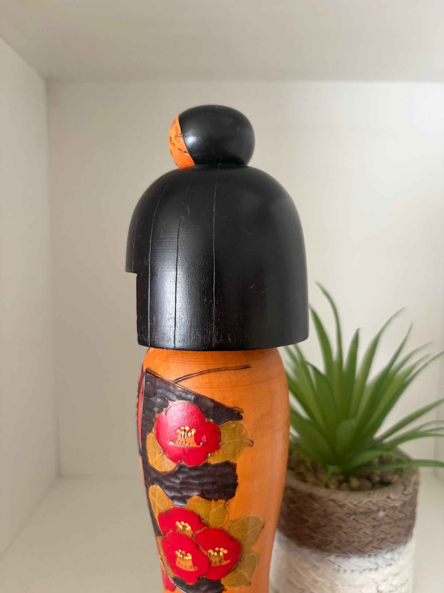 Vintage Gumma kokeshi by Kazuo Takamizawa (1927-)