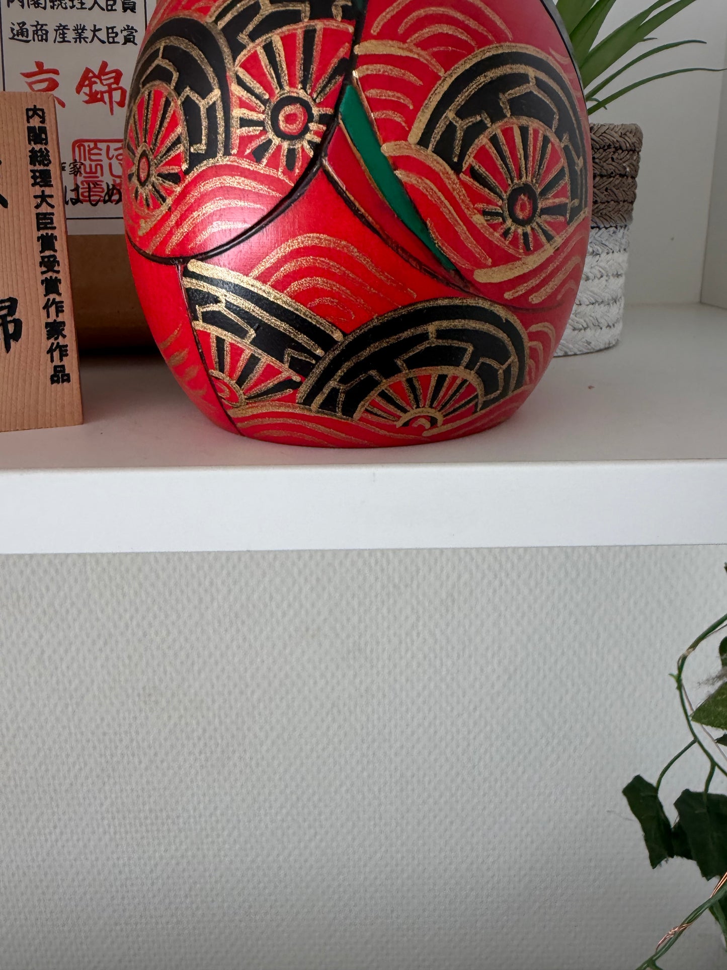 Vintage creative kokeshi by Hajime Miyashita (1940-)