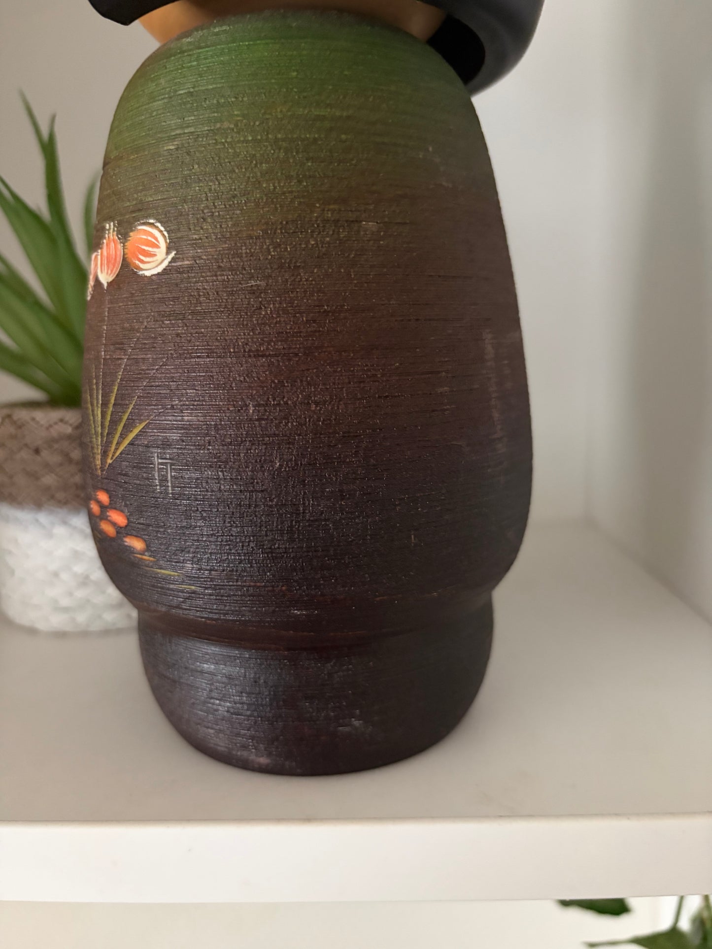 Vintage Gumma kokeshi by Masae Fujikawa (1942-2015)- 27cm