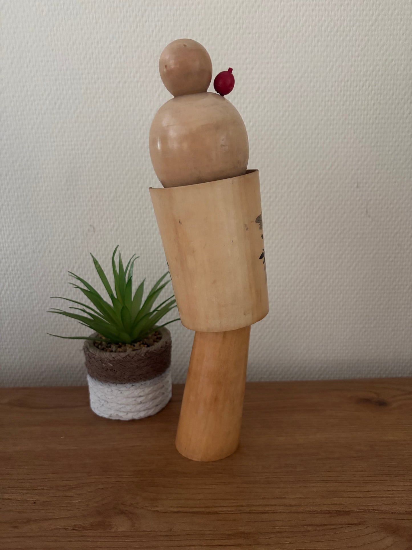 Vintage Sosaku kokeshi by Kazuo Takamizawa (1927-)