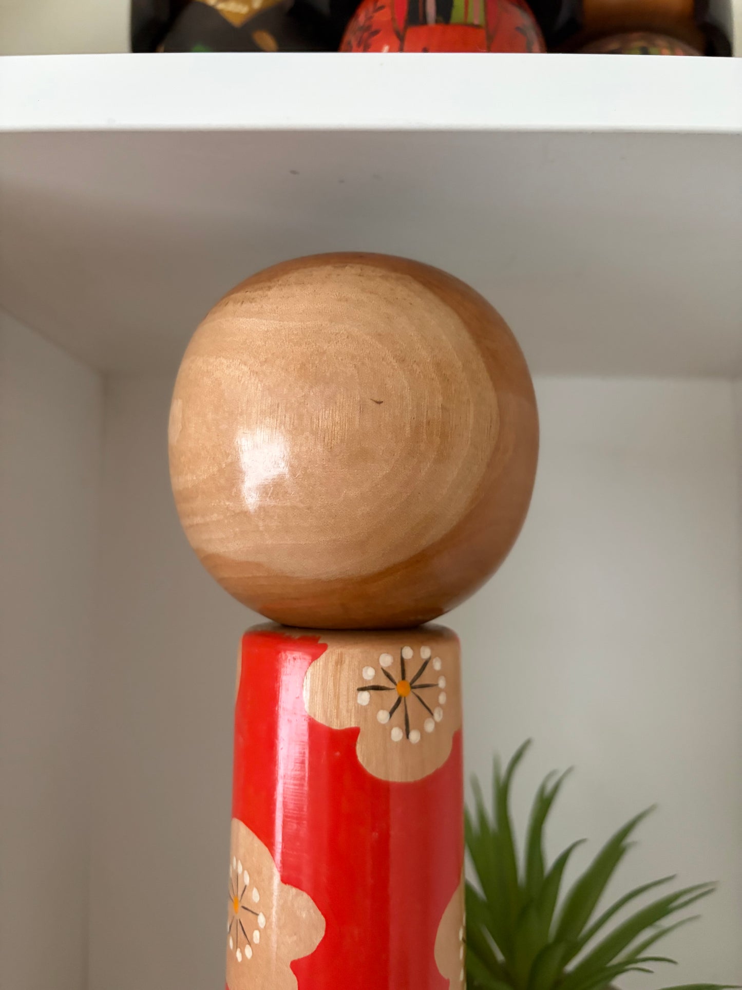 Vintage Sosaku kokeshi by Kiyohara Takao