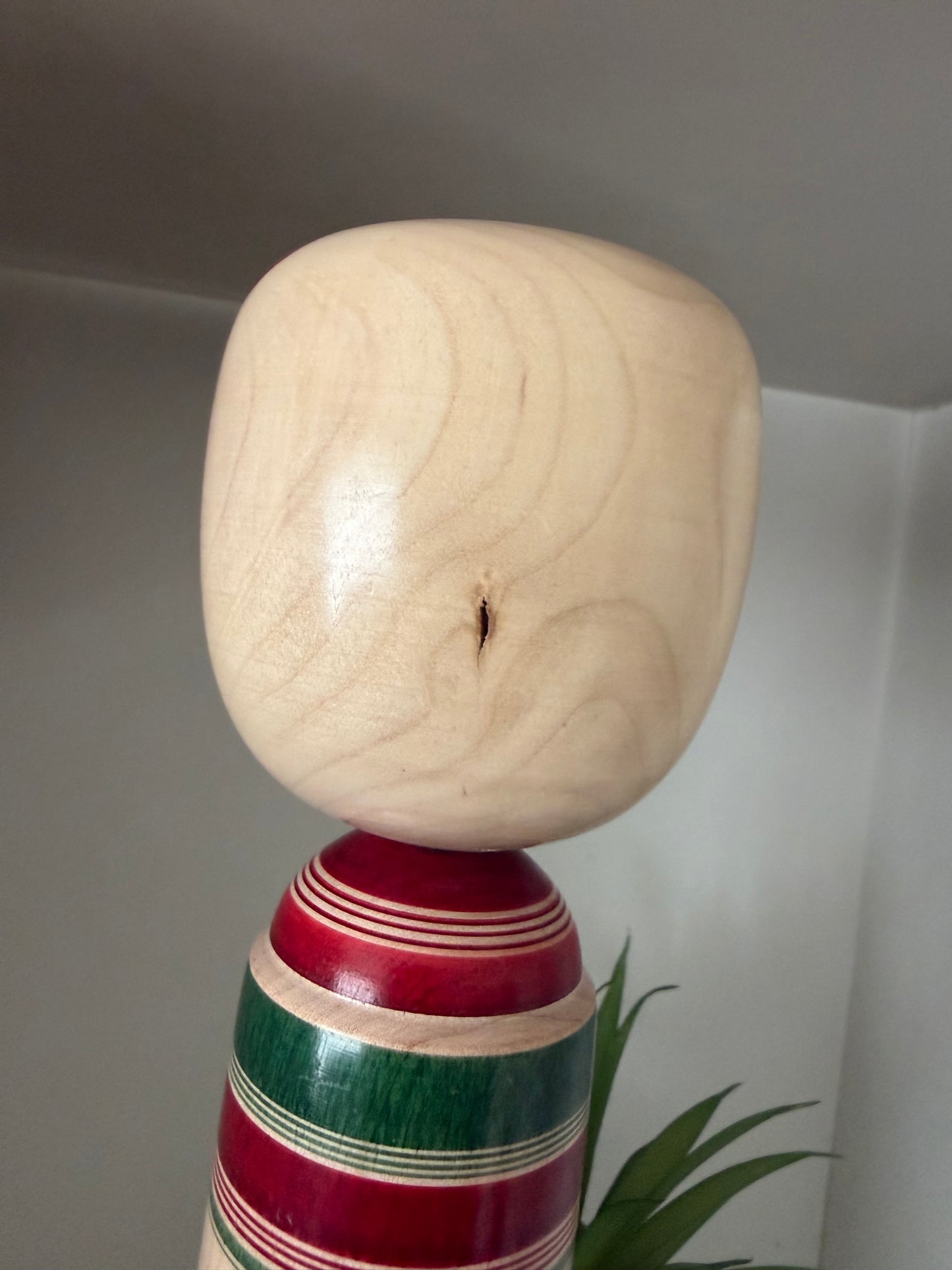 Vintage traditional Yamagata - Sakunami kei kokeshi by Kano Yasushi (1921- 2010)