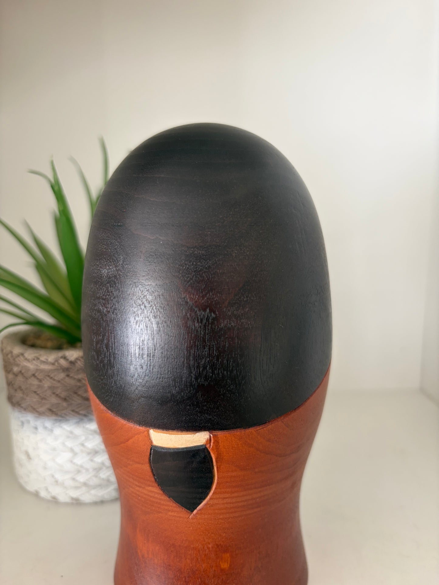 Vintage Sosaku kokeshi by Aoki Ryoka (1931-)