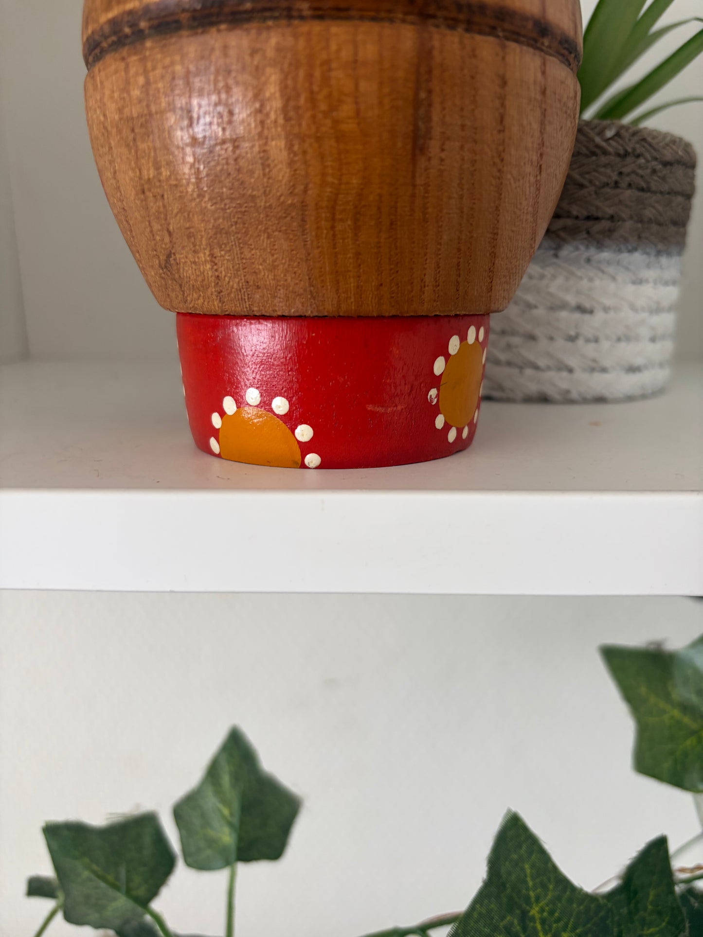 Vintage Sosaku kokeshi Mother and child