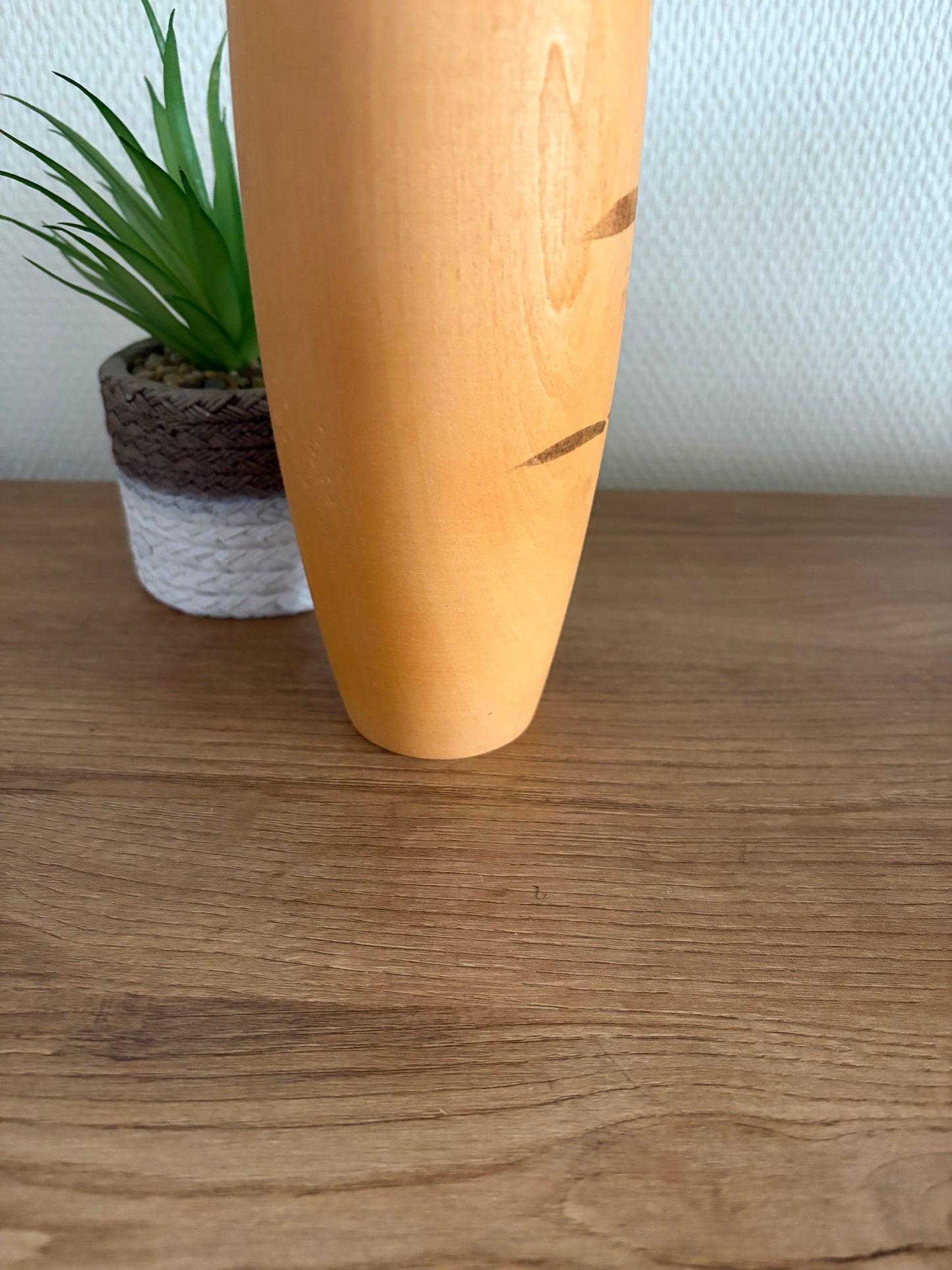 Exclusive vintage Sosaku kokeshi by Aoki Ryoka (1931-)