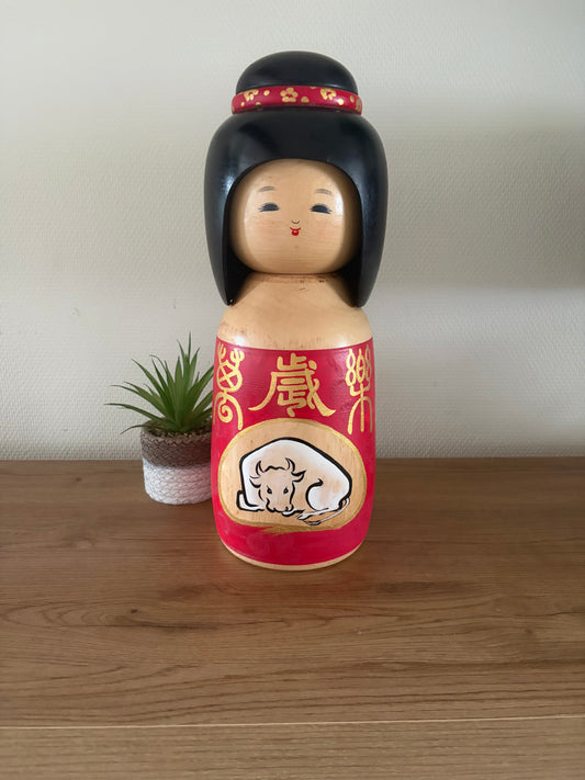 Exclusive vintage Creative kokeshi by Sato Kouson