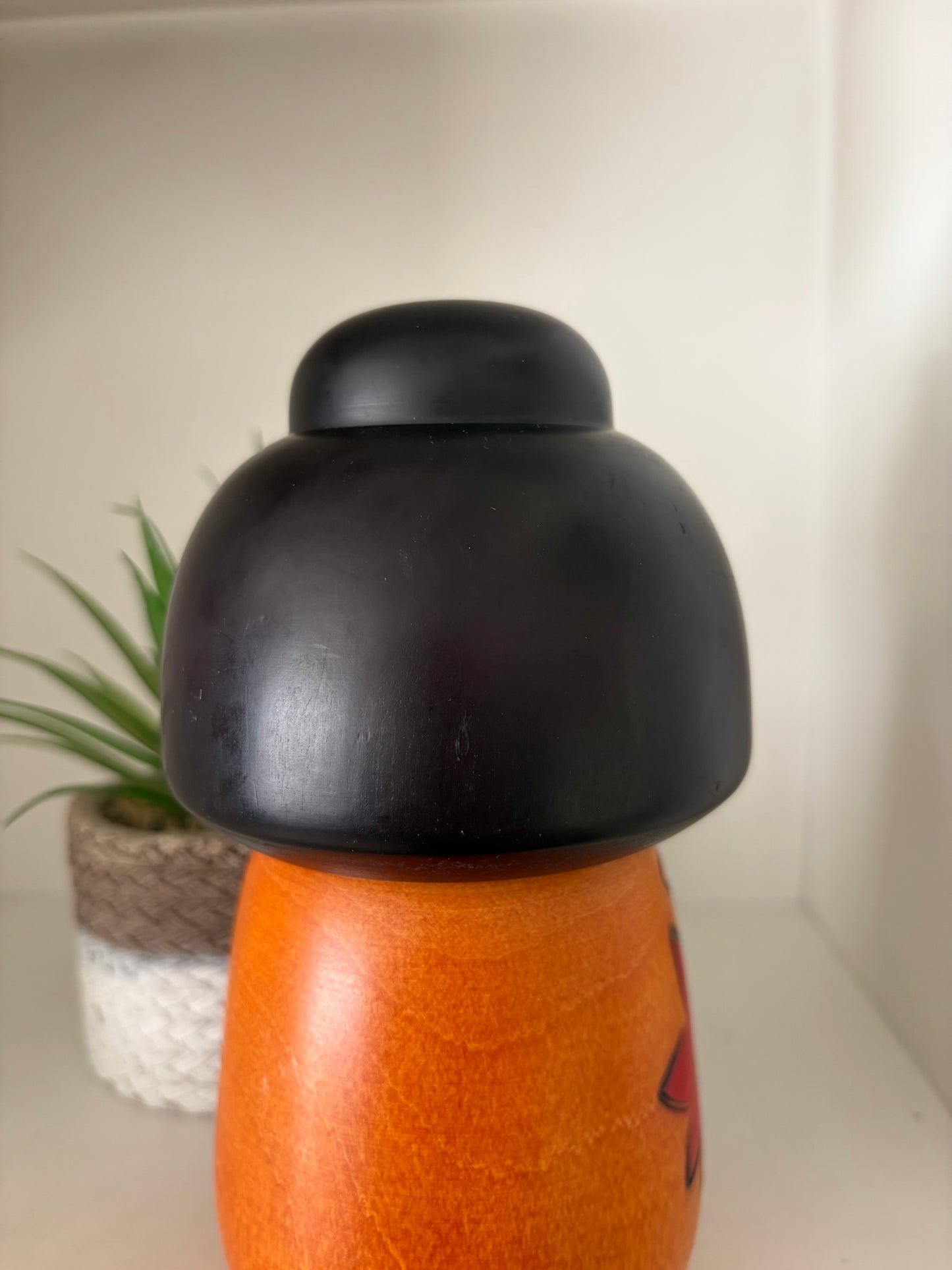 Vintage Gumma kokeshi by Masae Fujikawa (1942-2015)