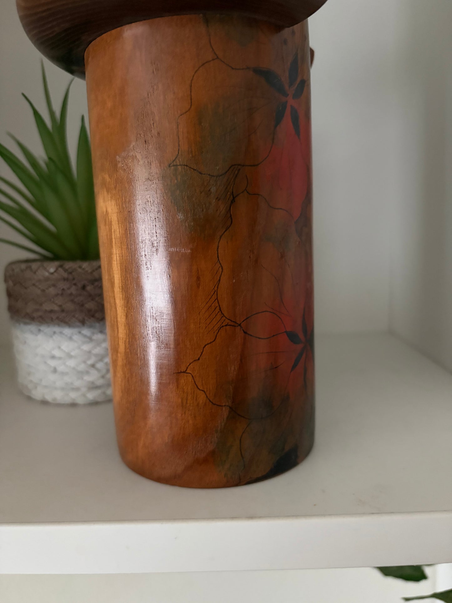 Rare vintage Sosaku kokeshi by Kato Masami (1925-)