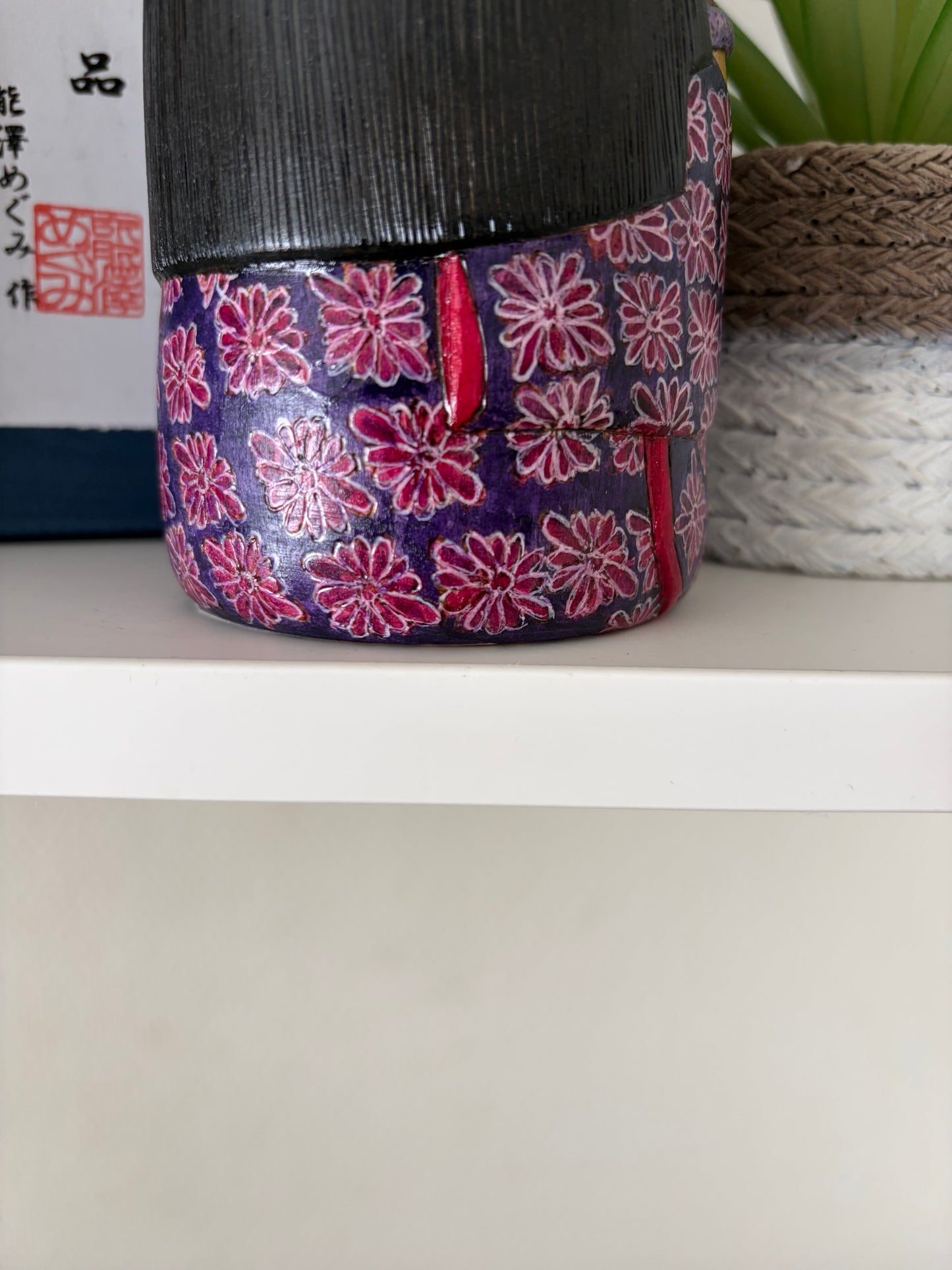 One of a kind Sosaku kokeshi by Megumi Nozawa