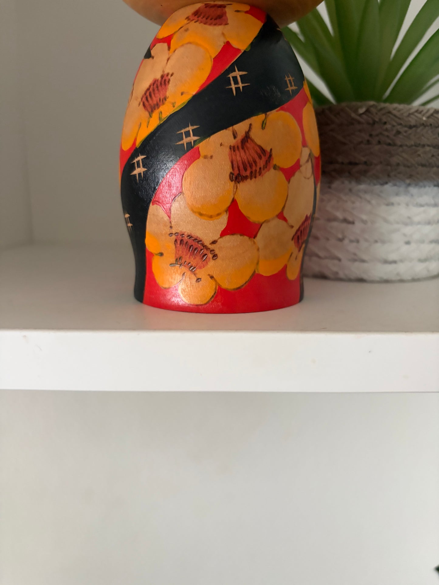Rare vintage Sosaku kokeshi by Yuji Kawase (1938-)