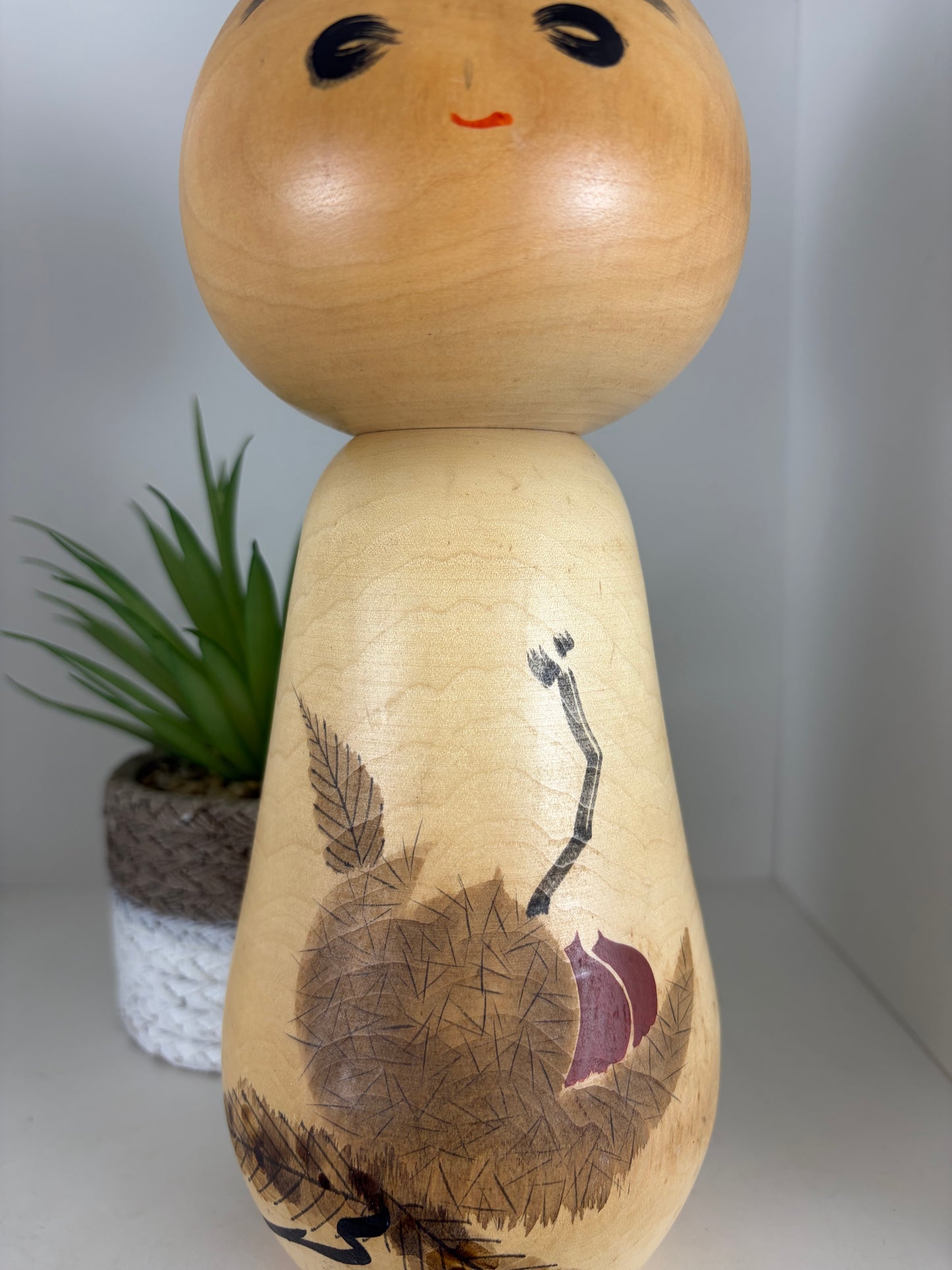 Vintage Sosaku kokeshi by Masao Watanabe (1917-2007)