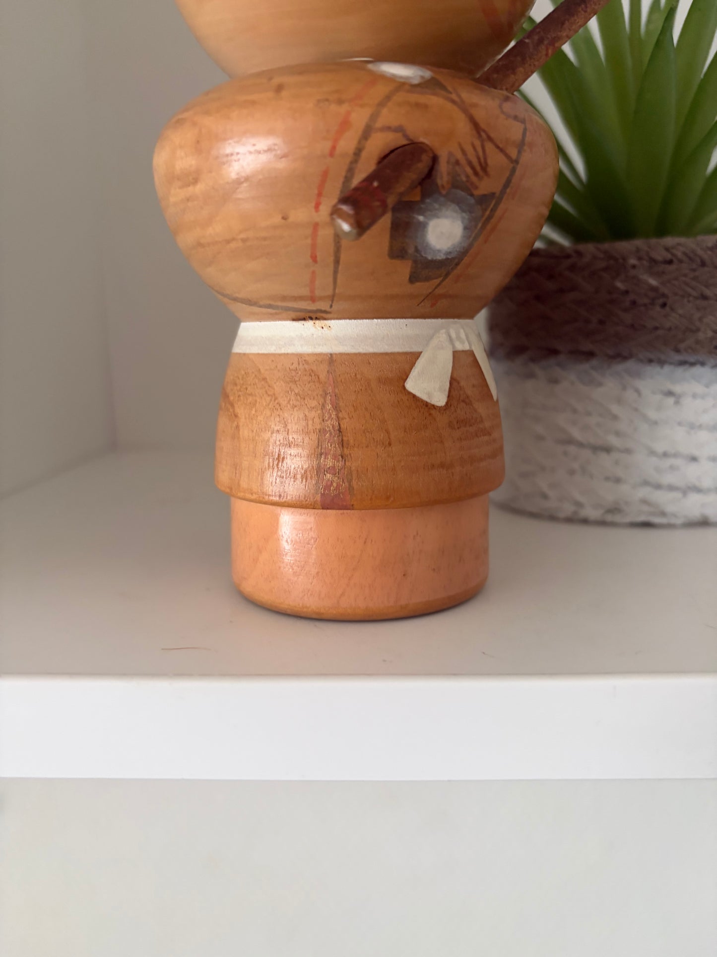 Rare Vintage creative kokeshi by Sansaku Sekiguchi (1925-2018)