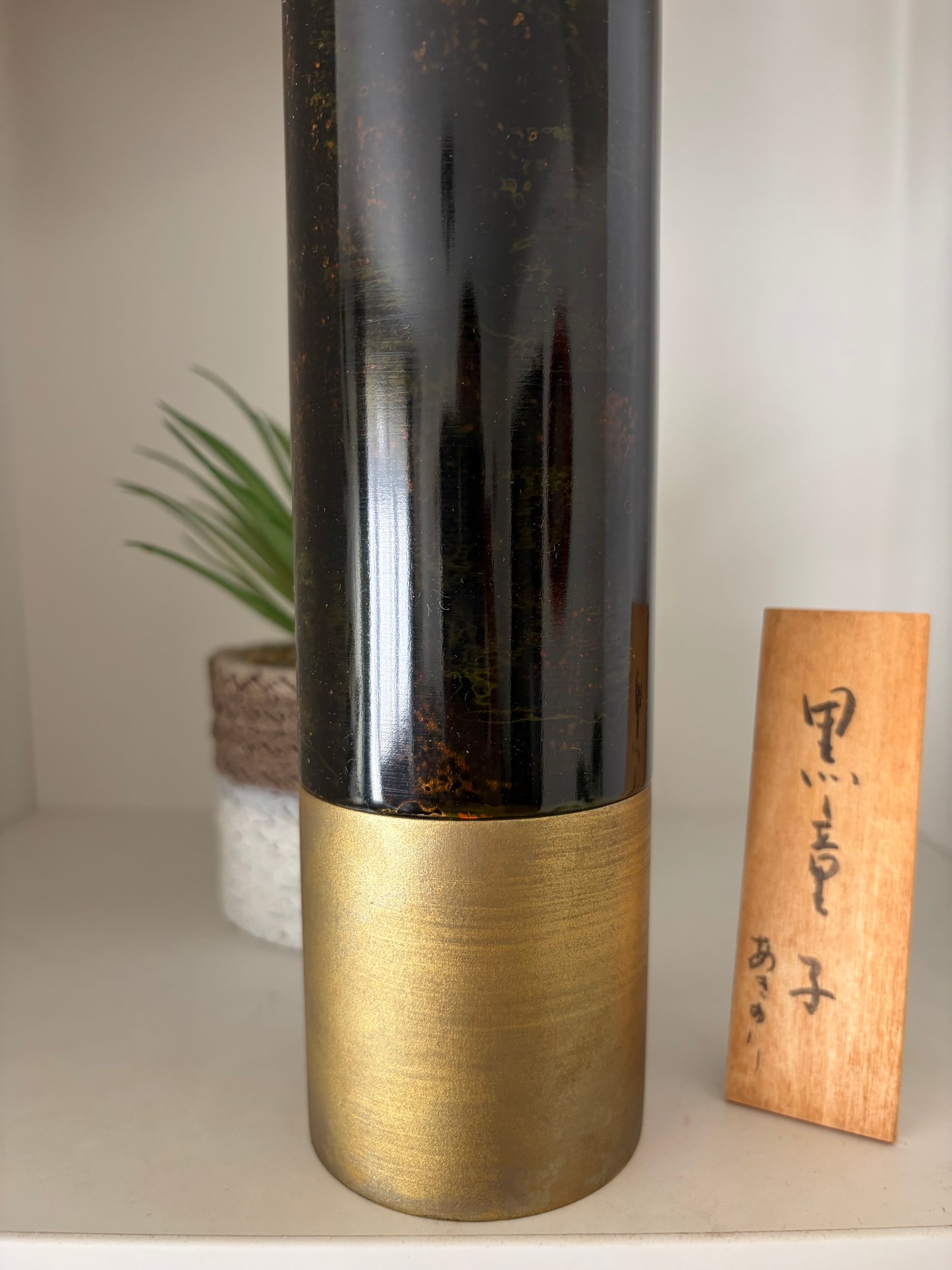 Exclusive Vintage Sosaku kokeshi Akinori Takahashi (1957-)