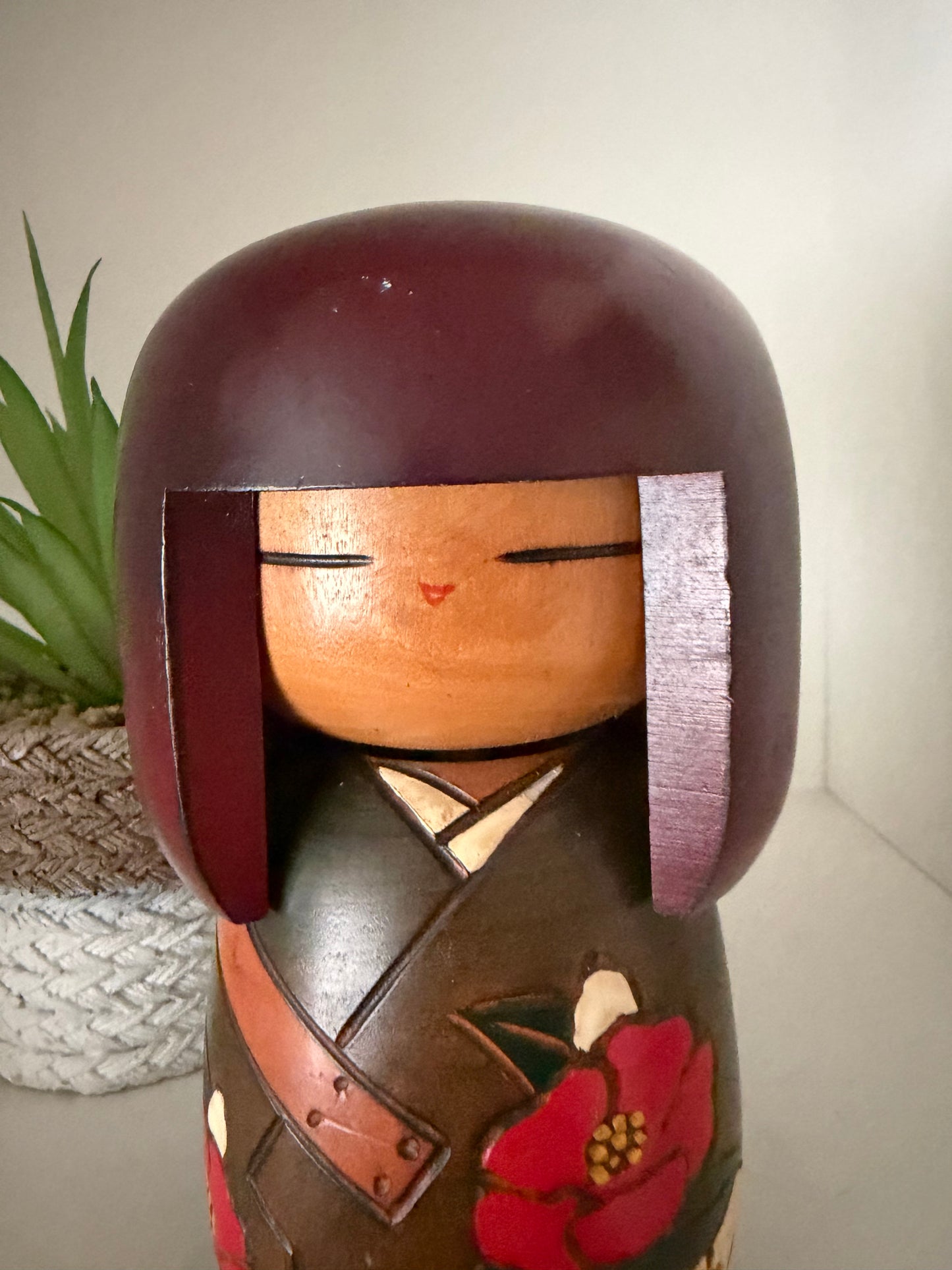 Vintage Gumma kokeshi by kisaku