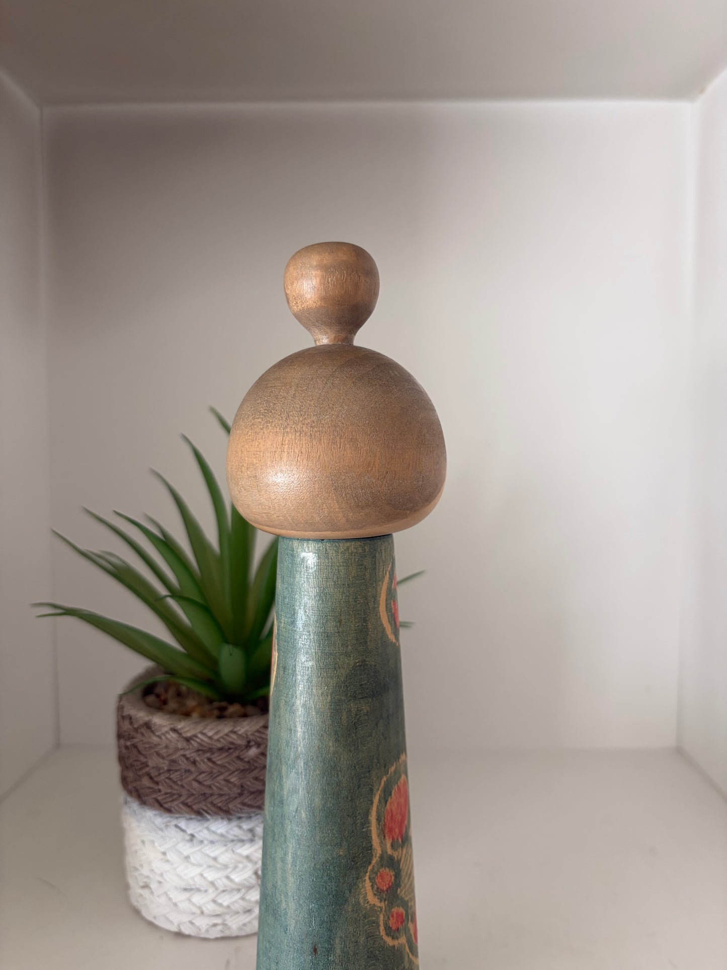 Vintage creative kokeshi by Issetsu Kuribayashi (1924-2011)