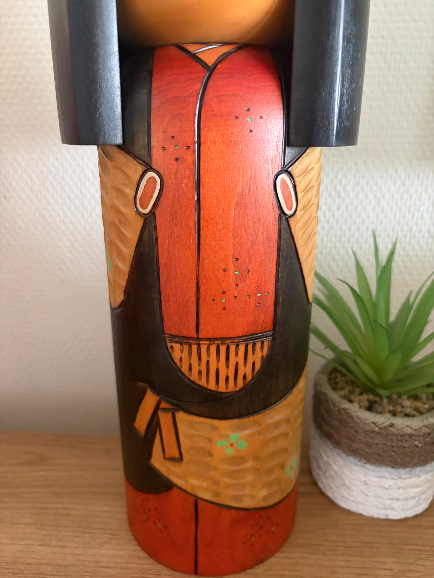 Rare Vintage Gumma kokeshi by Kisaku - XL!
