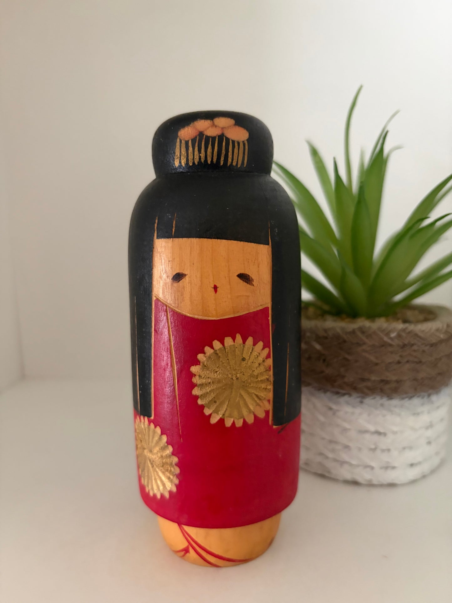 Rare Vintage Creative Kokeshi By Hiroe Fukushima