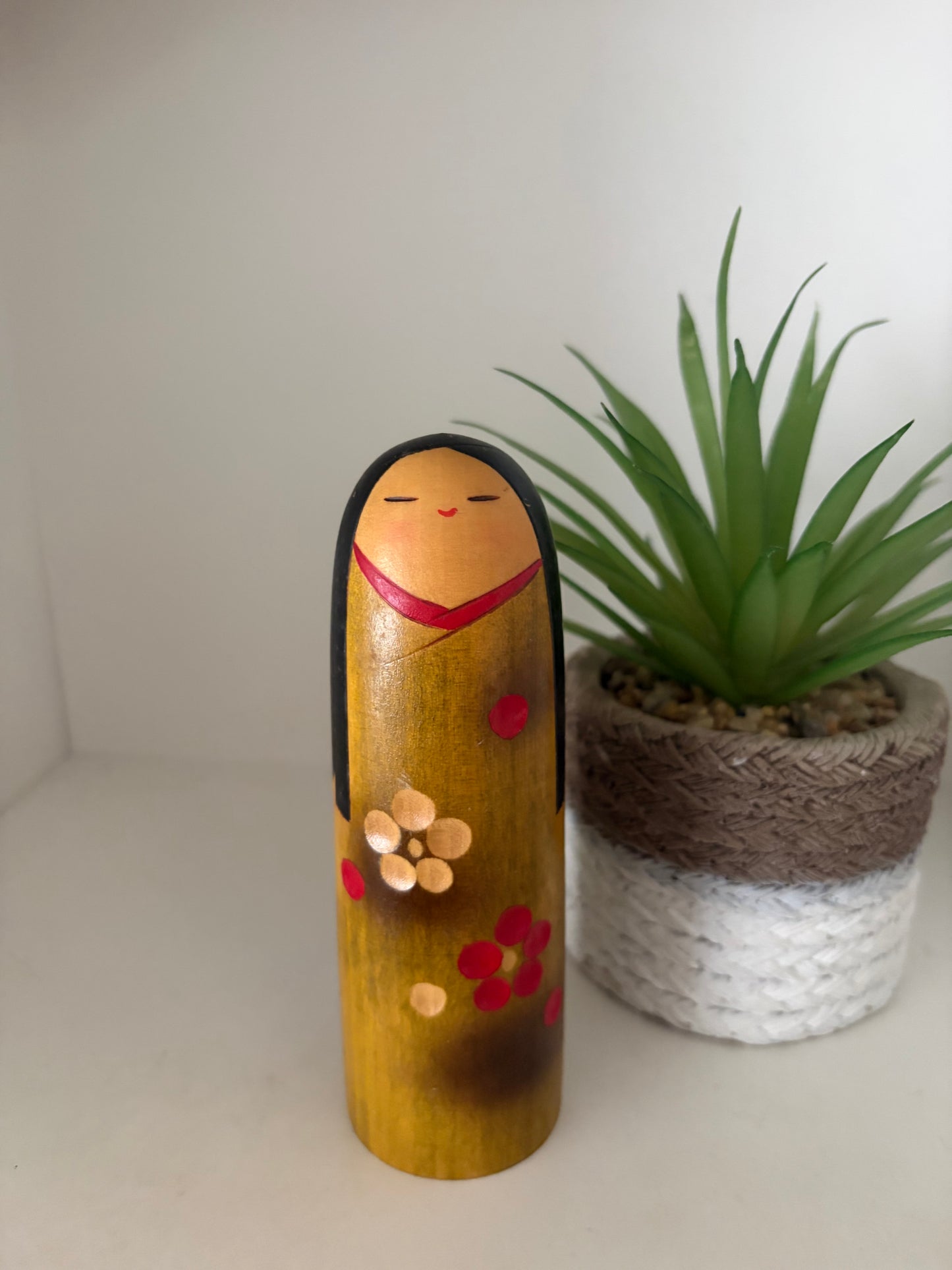 Vintage Sosaku kokeshi bottle opener