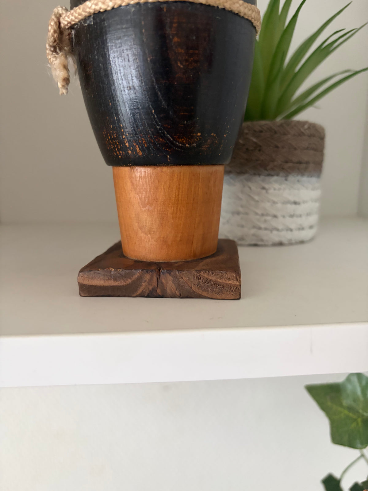 Vintage Sosaku kokeshi by Isamu Yamakawa - Mother and child