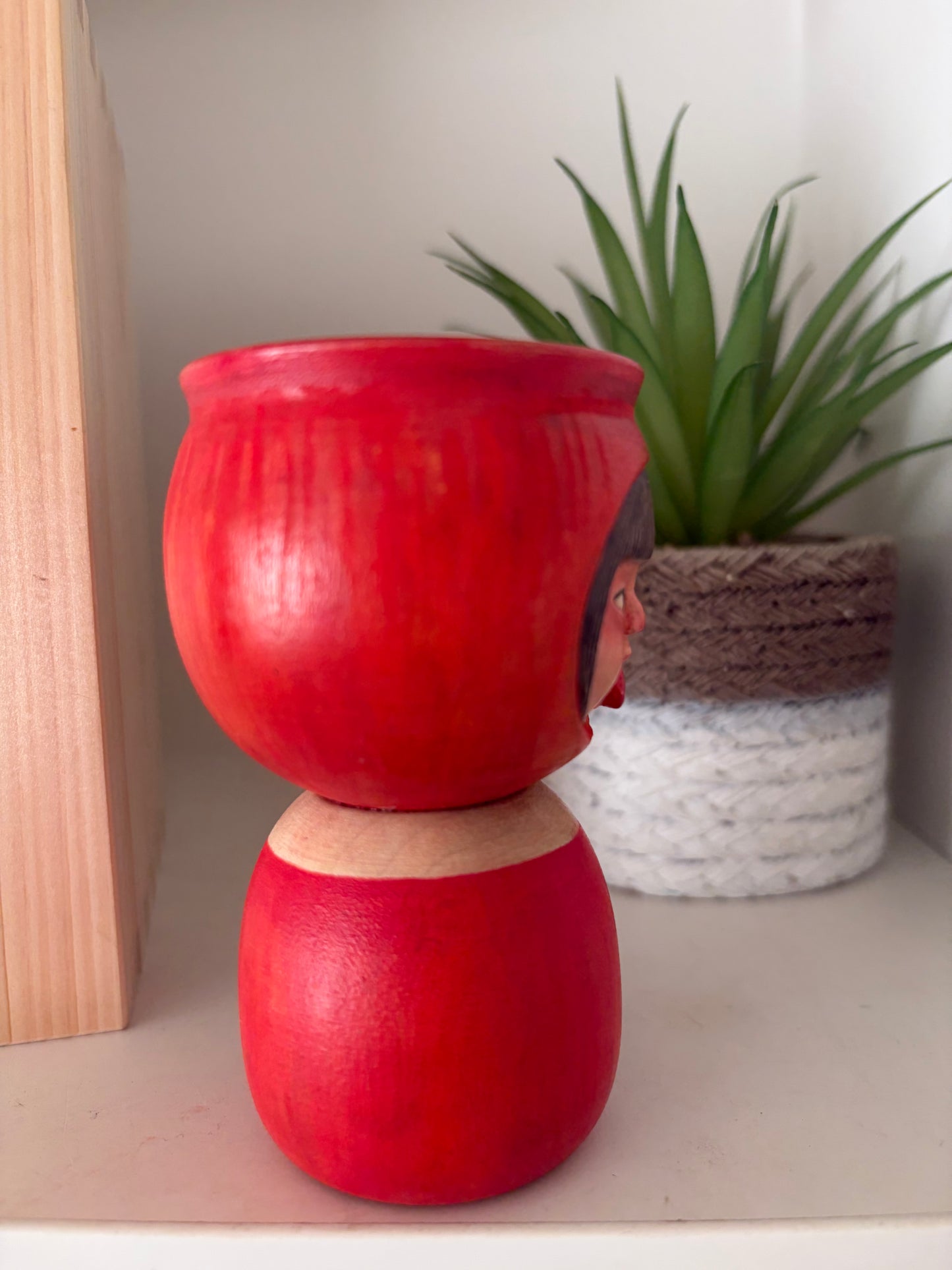 Exclusive One off a kind kokeshi by Nagisa Hirano!
