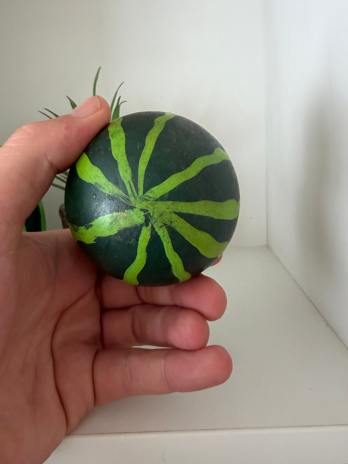 Rare vintage set watermelons kokeshi by Hiroe Fukushima